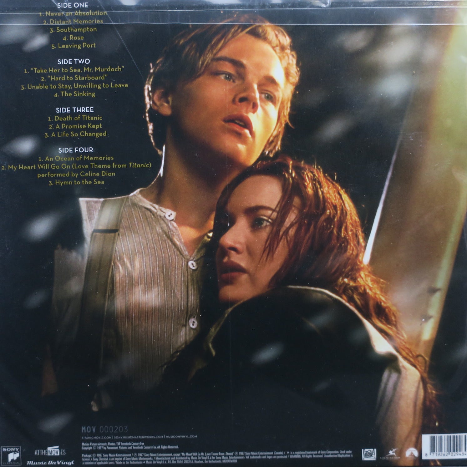 TITANIC Original Motion Picture Soundtrack 180g Silver & Black Vinyl 2LP Record - Perfect for Movie Nights & Vinyl Collectors