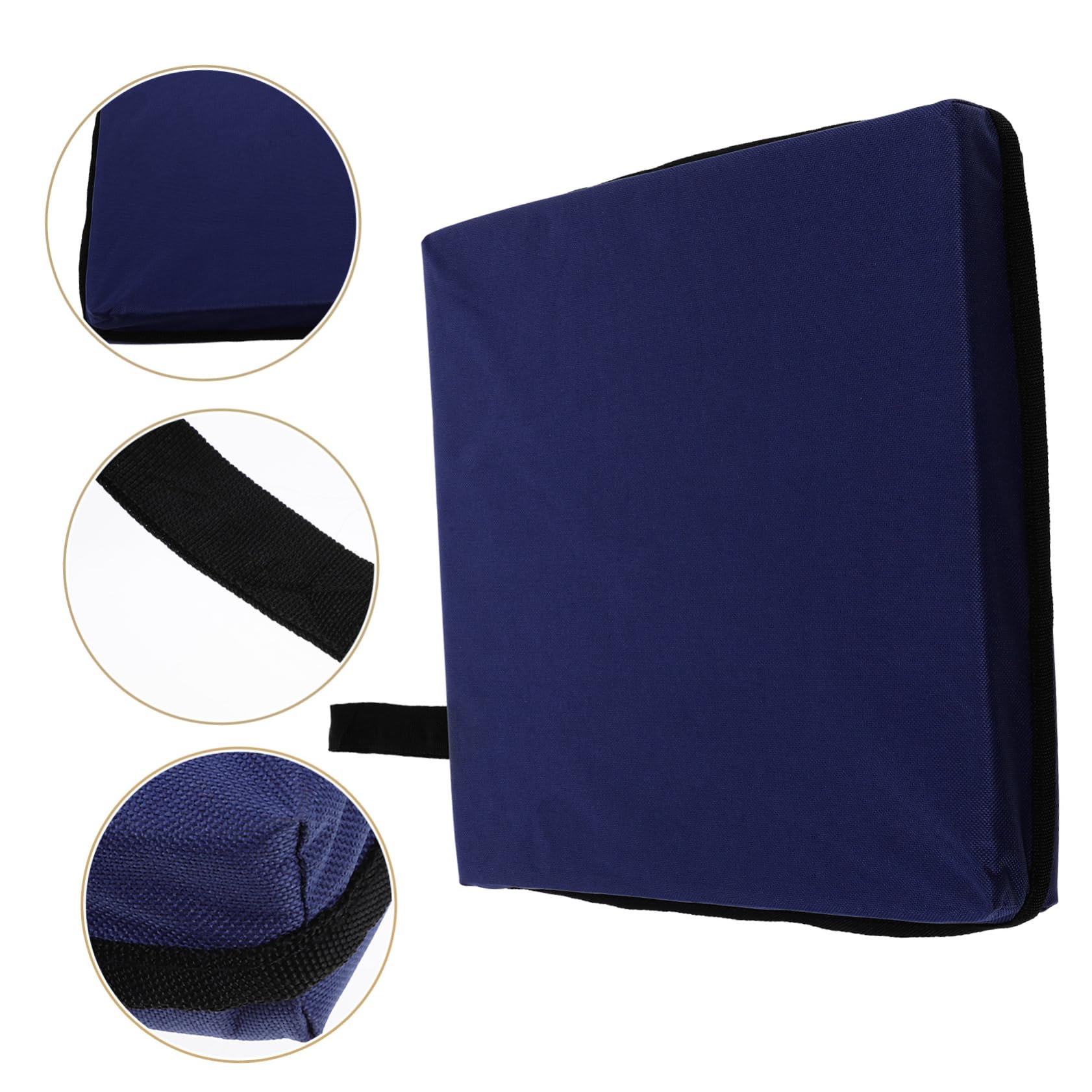 **Garneck Stadium Cushion with Back Support - Padded Bleacher Seat Pad for Outdoor Sports, Picnics & Travel - Comfortable Oxford Cloth Chair Mat for Bleachers, Parks & Indoor Use**