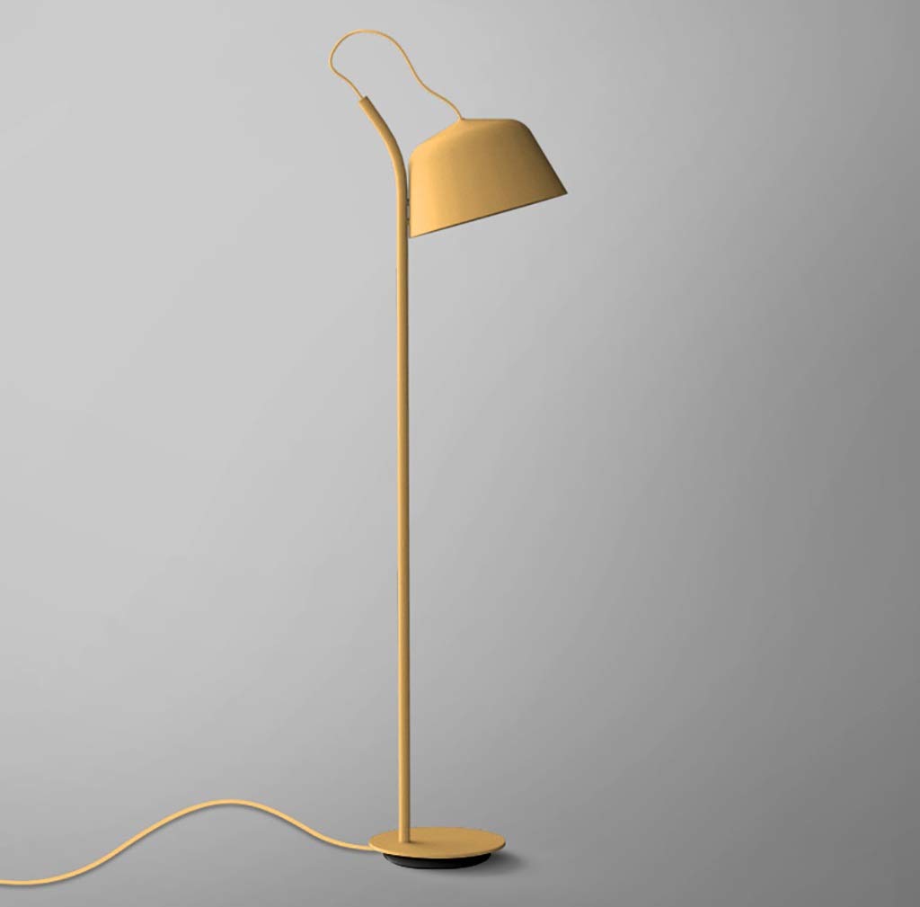 Modern Nordic Minimalist Floor Lamp for Living Room, Bedroom, Kids Room - Adjustable Standing Light with Soft Yellow Glow - Perfect for Reading Corner, Nightstand, or Home Office Decor