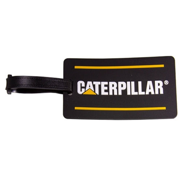 Durable PVC Luggage Tags for Travel - Personalized Name ID Bag Tags with Strong Metal Loop - Perfect for Suitcases, Backpacks & Carry-Ons (Caterpillar Design)