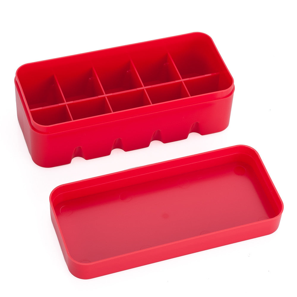 Japan Camera Hunter 35mm Film Case - Holds 10 Rolls of Film - Compact & Durable Storage for Photographers - Perfect for Travel, Street Photography & Film Preservation (Red)