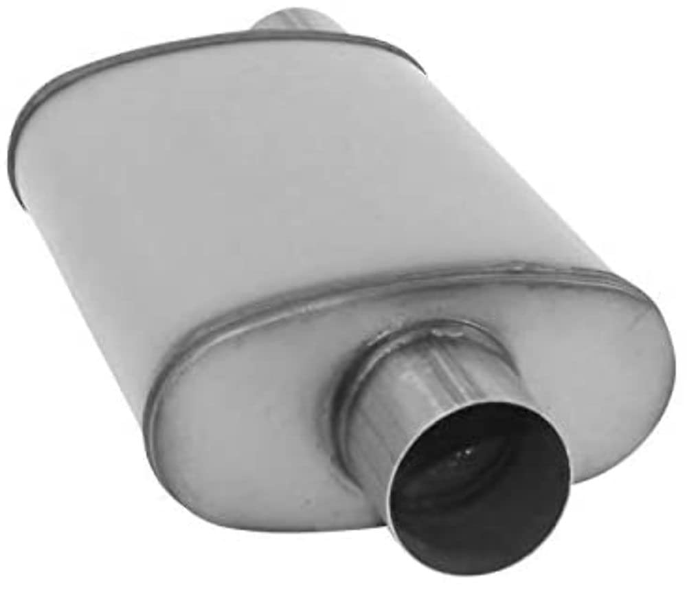 AP EXHAUST SA1229 Cherry Bomb Salute Muffler - High Performance Exhaust System for Cars & Trucks | Perfect for Racing, Off-Road & Street Use