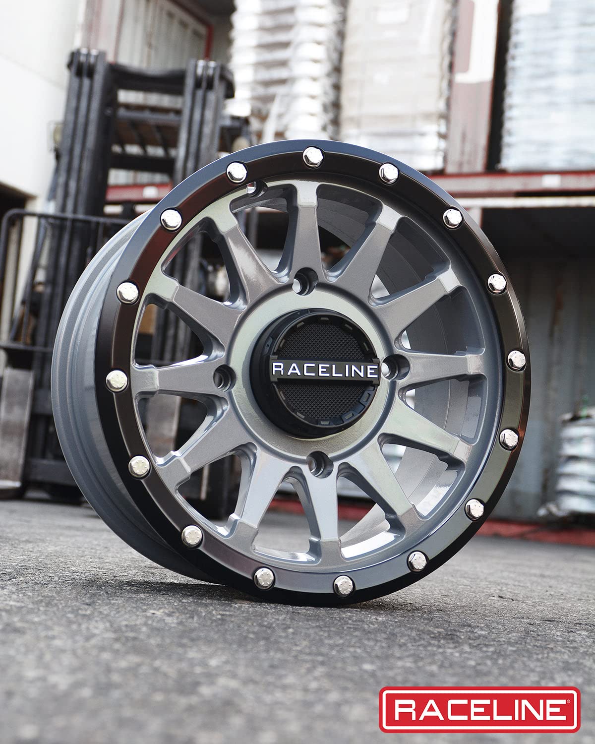 Raceline Wheels A95SG Trophy UTV/ATV Wheel - 14x7 Inches, 4x137 Bolt Pattern, 10mm Offset (4.39