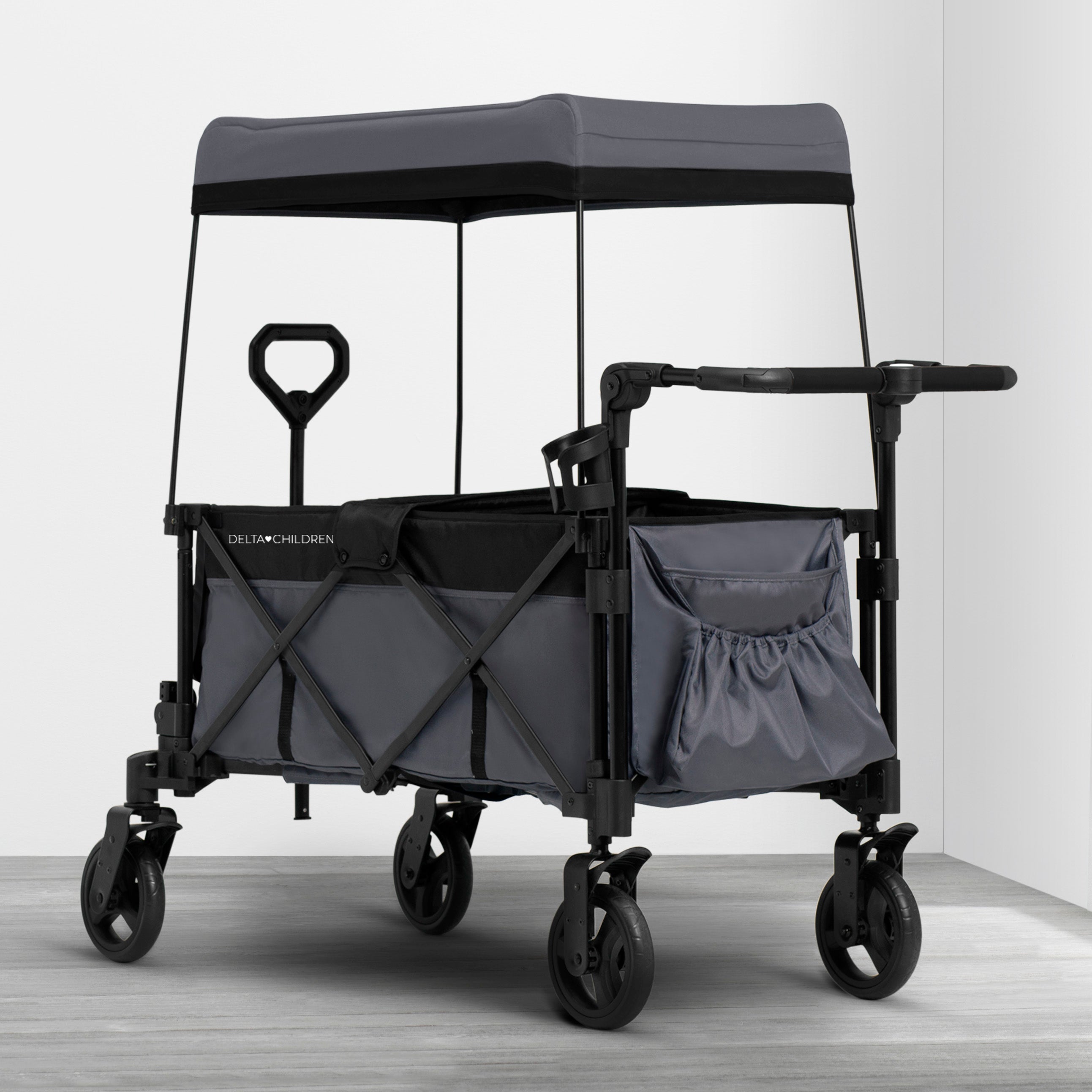 Best All-Terrain Adventure Stroller Wagon for Kids - 4-in-1 Convertible Baby Stroller & Wagon with Canopy - Perfect for Beach, Park, Camping & Outdoor Family Adventures