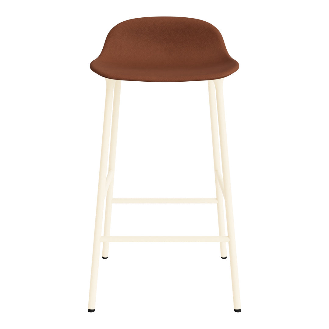 Modern Form Counter Stool with Sturdy Metal Legs & Comfortable Upholstered Seat - Perfect for Kitchen Islands, Breakfast Bars & Home Decor