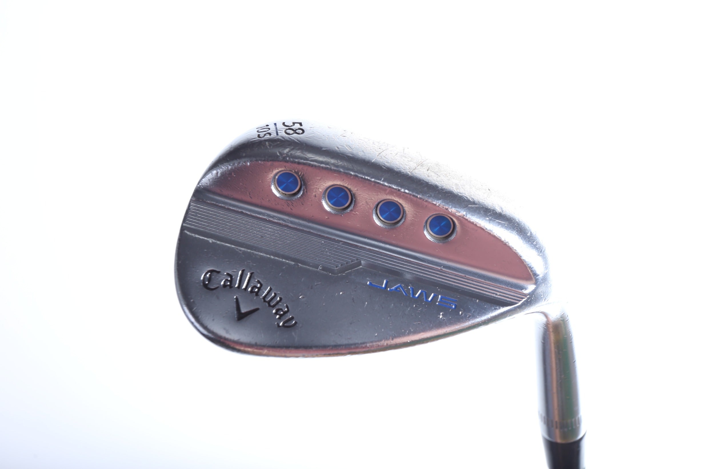 Used Callaway MD5 JAWS Chrome Lob Wedge - Right Handed 58° Stiff Flex Golf Club for Short Game & Bunker Shots