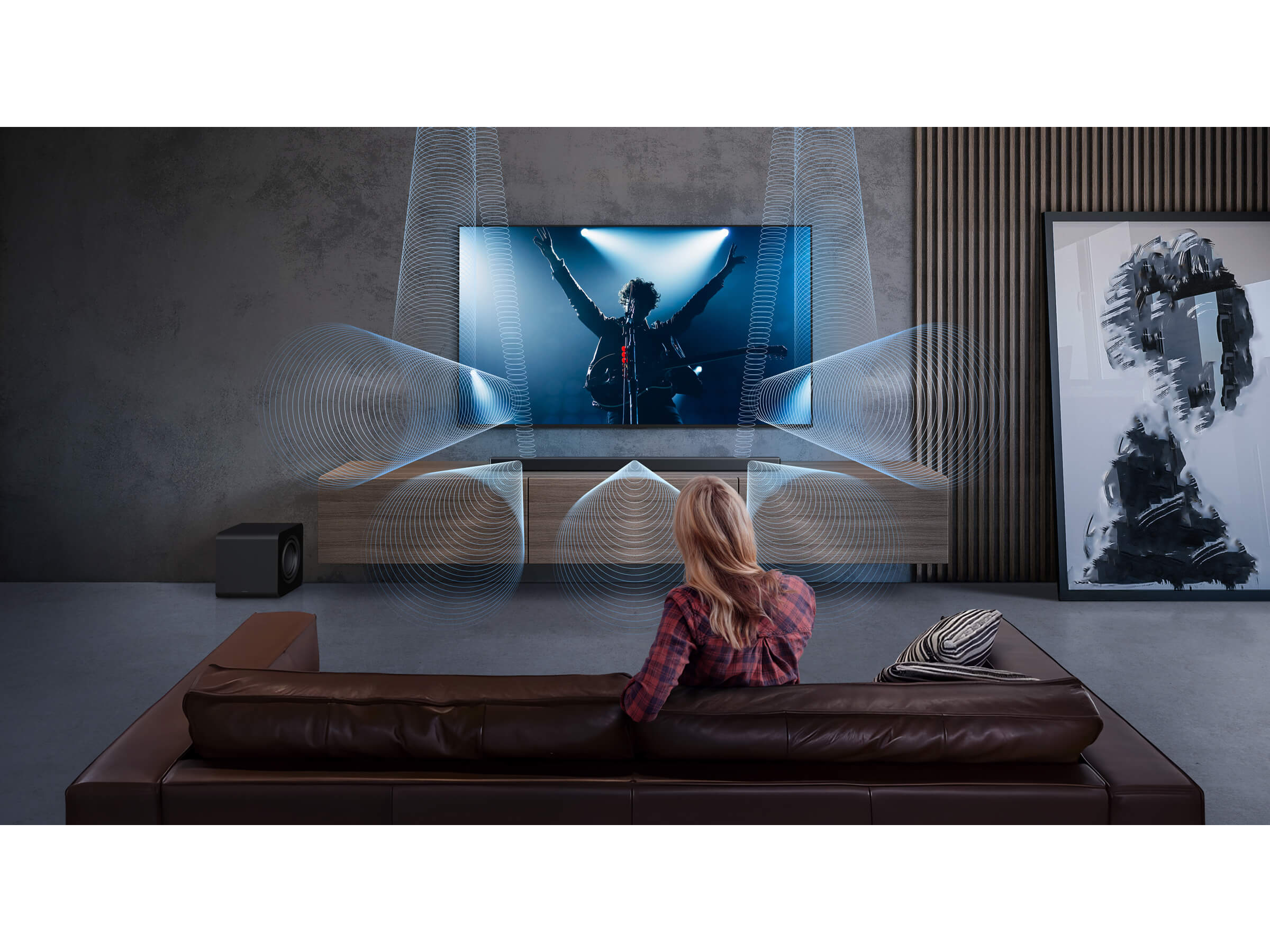 Samsung HW-QS700F 3.1.2ch Soundbar with Wireless Subwoofer & Dolby Atmos - Premium Home Theater Audio for Movies, Music & Gaming