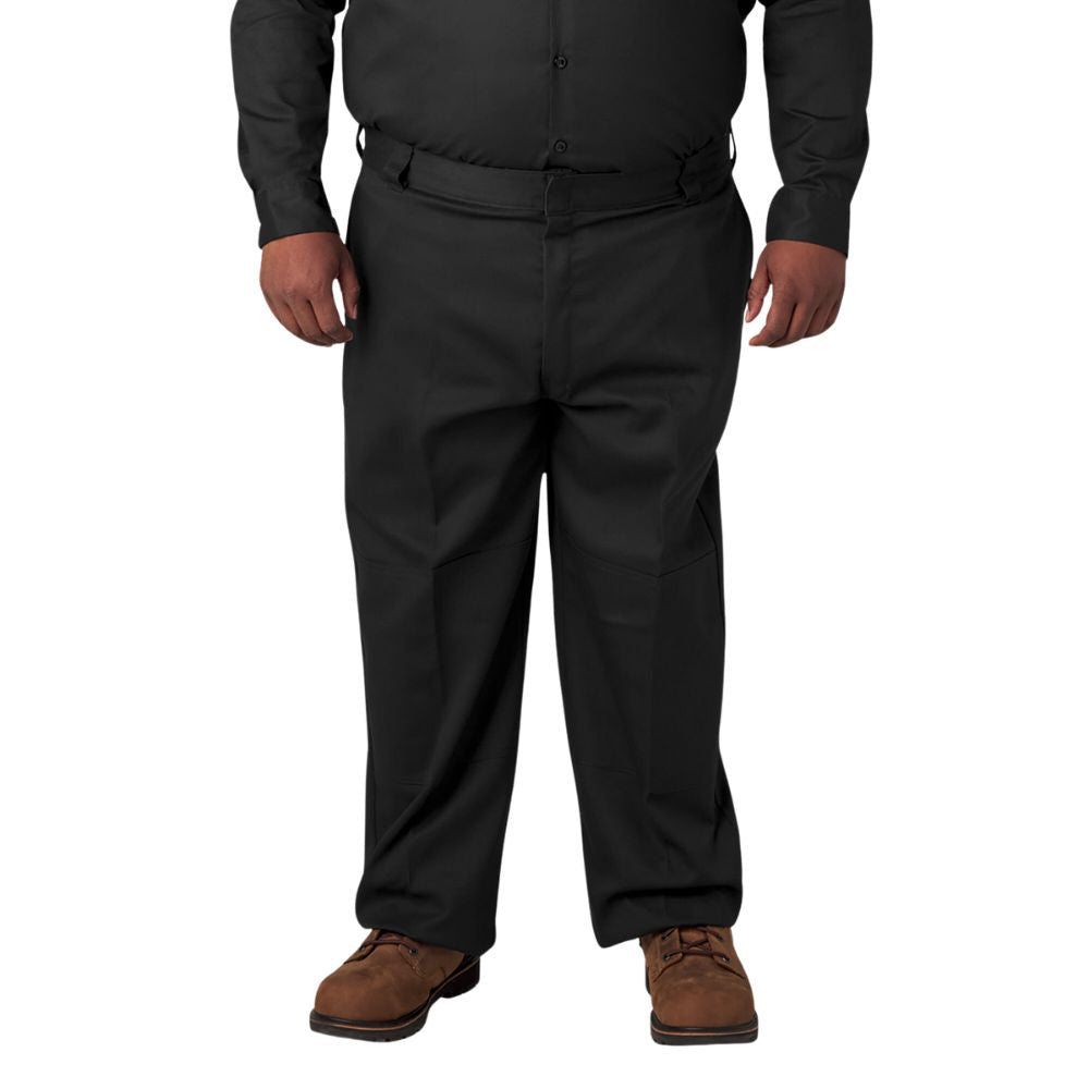 Dickies 85283 Double Knee Work Pants for Men - Durable Black Workwear Pants with Reinforced Knees for Construction, Landscaping & Outdoor Jobs