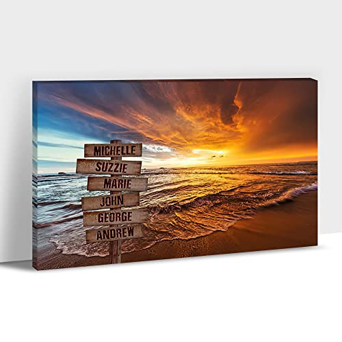 Custom Beach Canvas Framed-01