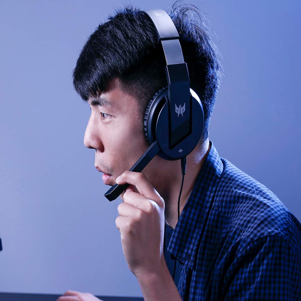 Acer Predator Galea 311 Gaming Headset with 50mm Drivers & Omni-Directional Mic - Black (NP.HDS11.00B) | Immersive Sound for PC, PS5, Xbox Series X | Noise-Cancelling Mic for Streaming & Competitive Gaming