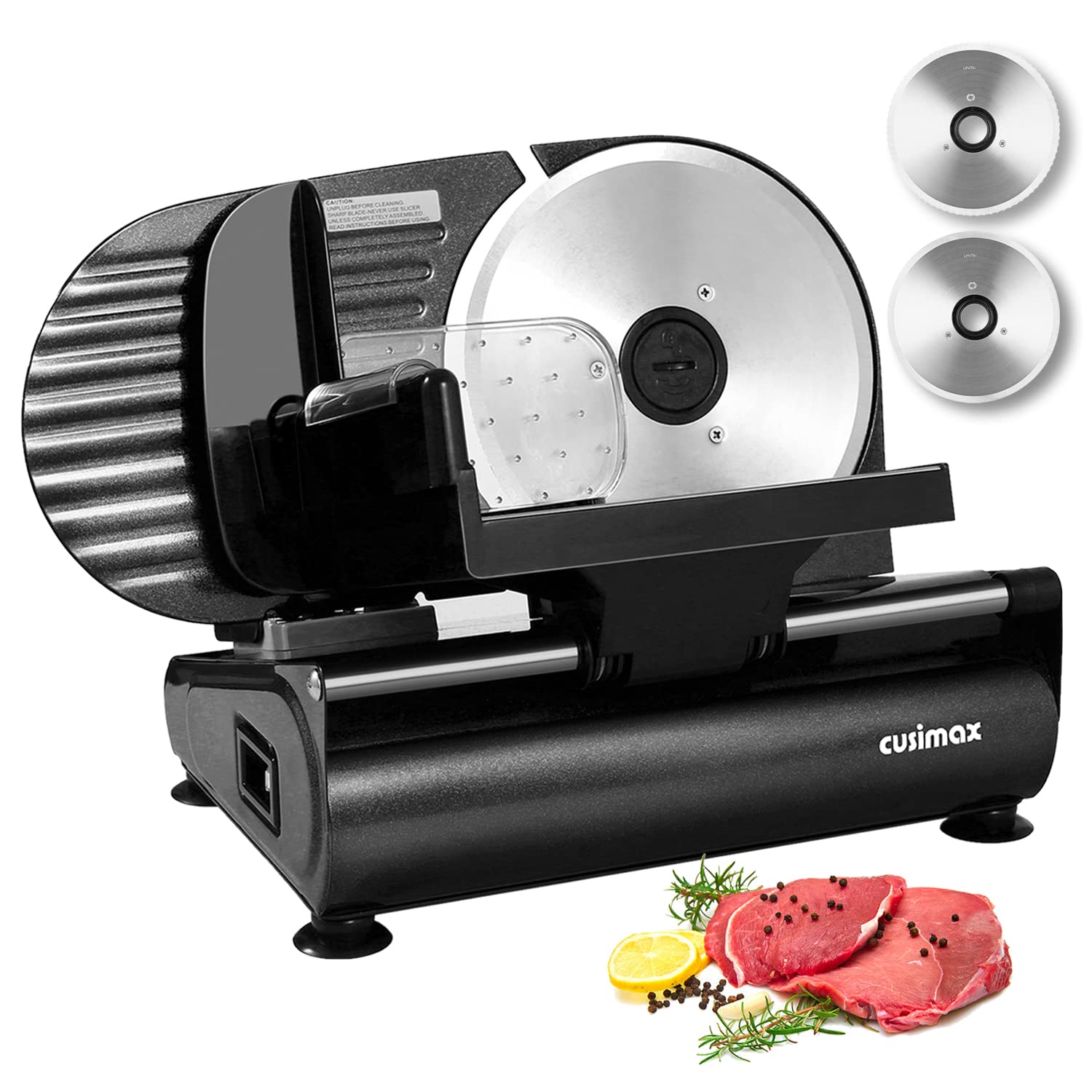 CUSIMAX Electric Meat Slicer - 7.5