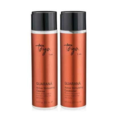 Taya Beauty GUARANÁ Active Stimulating Shampoo and Conditioner Set - Volumizing Hair Care for Fuller, Thicker & Healthier Hair (8.5 Fl Oz Bundle) - Perfect for Daily Use & Hair Growth Treatment