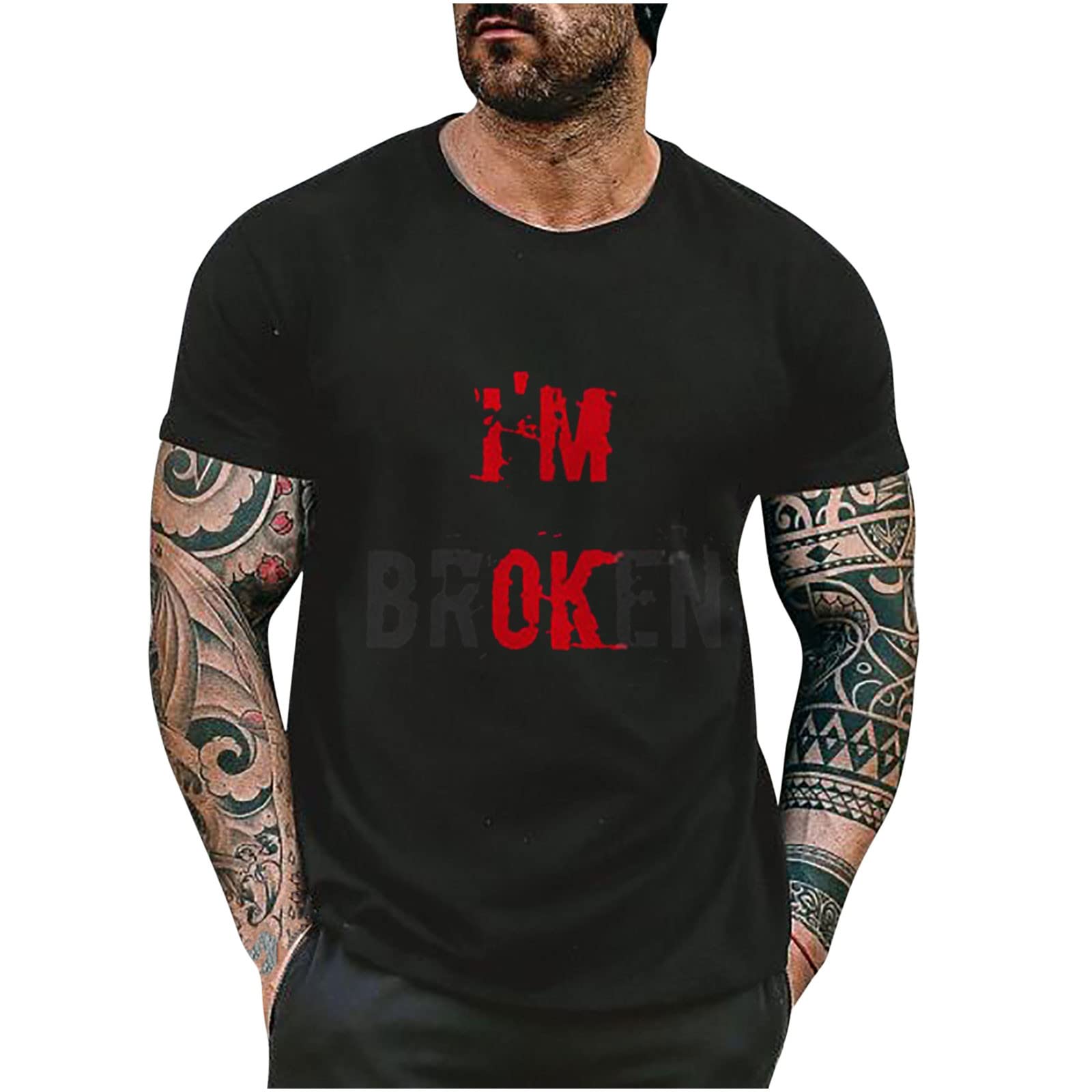 Men's Sleeveless Graphic T-Shirts - Cool Summer Muscle Tank Tops for Streetwear & Beach Outfits - Perfect Gift for Adult Men (Gym, Party, Casual Wear)