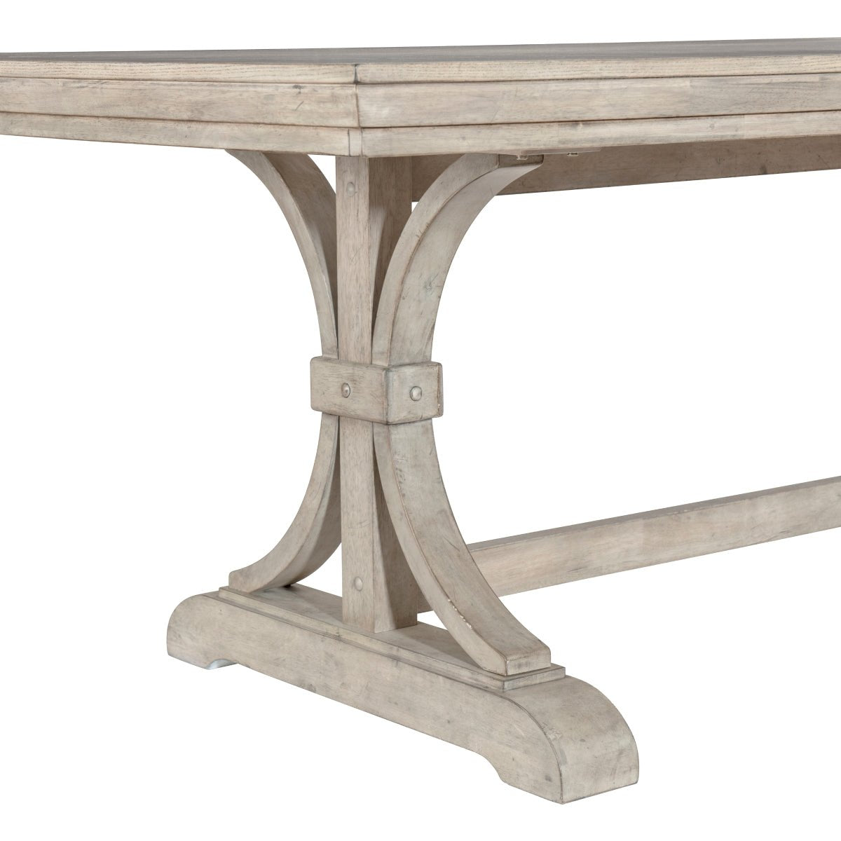Fallon Collection Modern Dining Table - 6 Seater Wooden Kitchen Table for Dining Room, Farmhouse & Small Space - Perfect for Family Gatherings & Dinner Parties