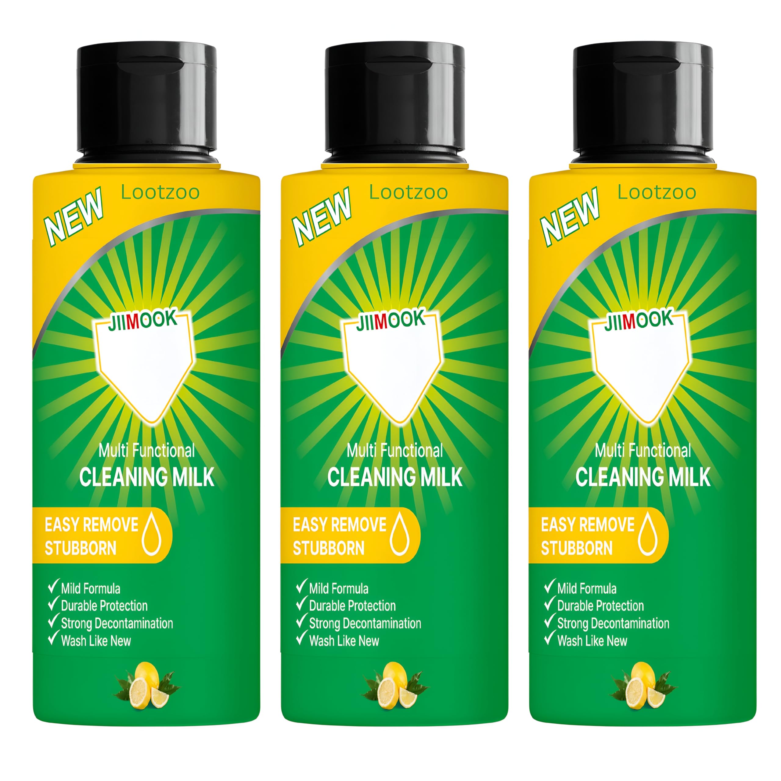 3-Pack Multifunctional Concentrated Cleaning Lotion - High Performance All-Purpose Cleaner for Kitchen, Bathroom, Floors & Surfaces | Deep Cleans Stains, Grease & Grime | Safe for Most Household Surfaces