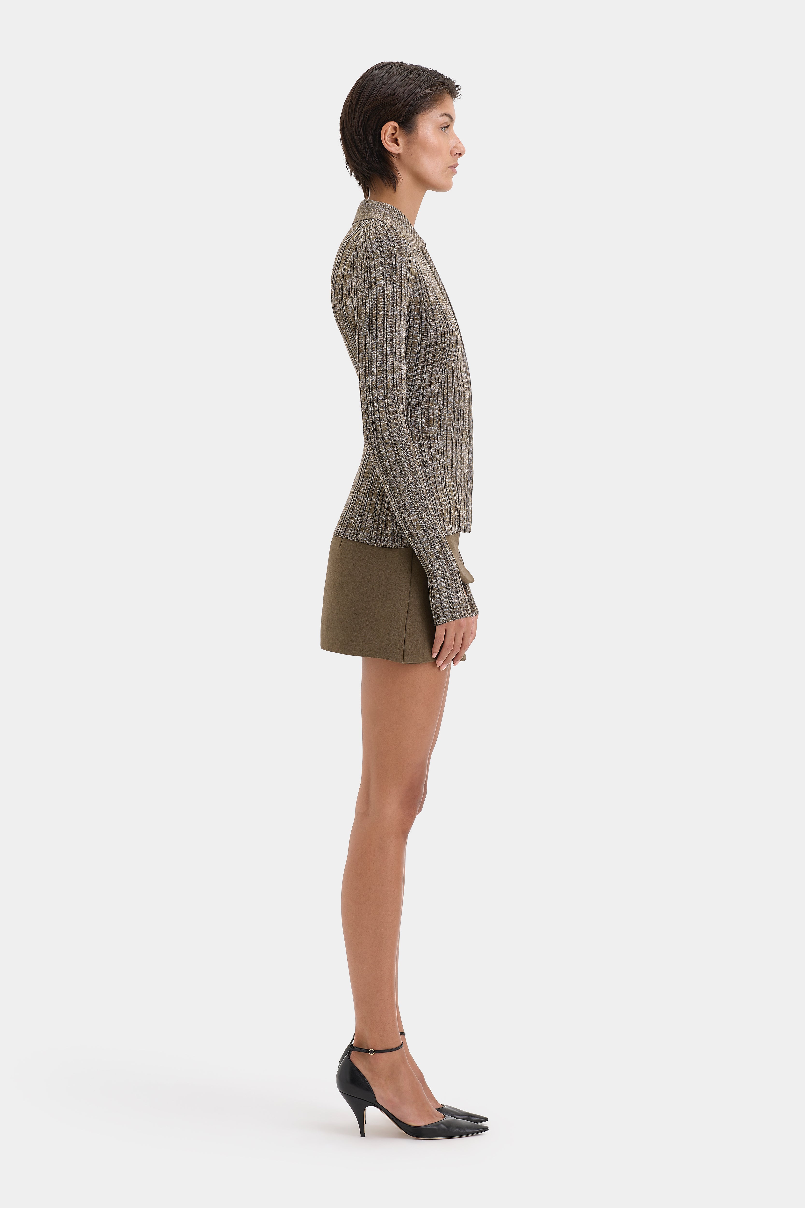 Vespri Knit Shirt for Women - Soft Comfortable Casual Tops - Perfect for Work, Travel & Everyday Wear