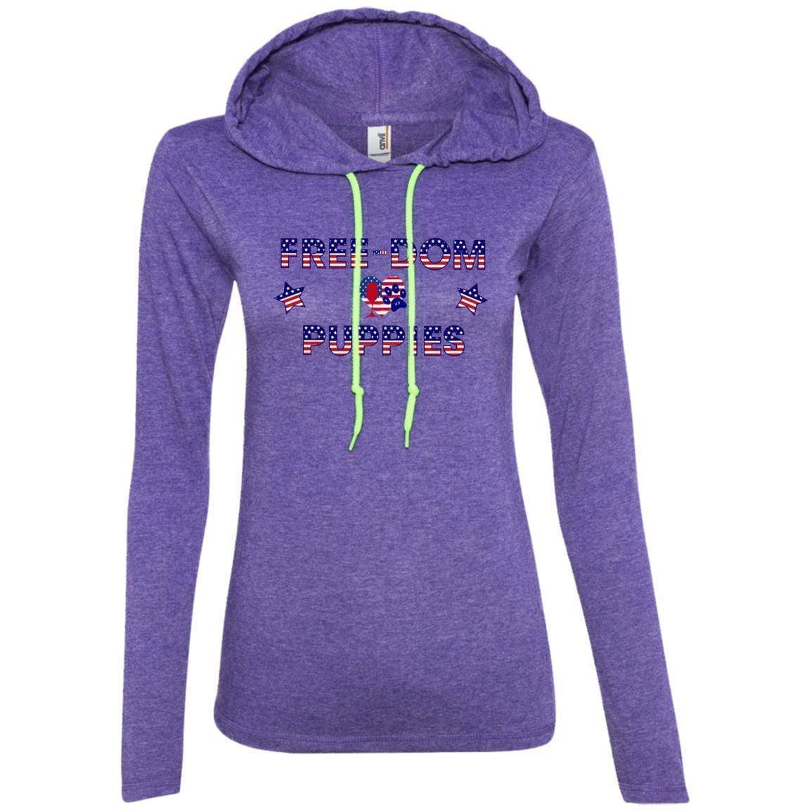 WineyBitches.Co Free Dom Puppies Women's Long Sleeve T-Shirt & Hoodie - Perfect for Casual Wear, Dog Lovers, and Wine Tasting Events