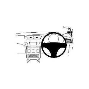 ClicOn No Holes Right Hand Dash Mount for Citroen C3 (2010-2016) - Secure Phone Holder for Safe Driving & Navigation