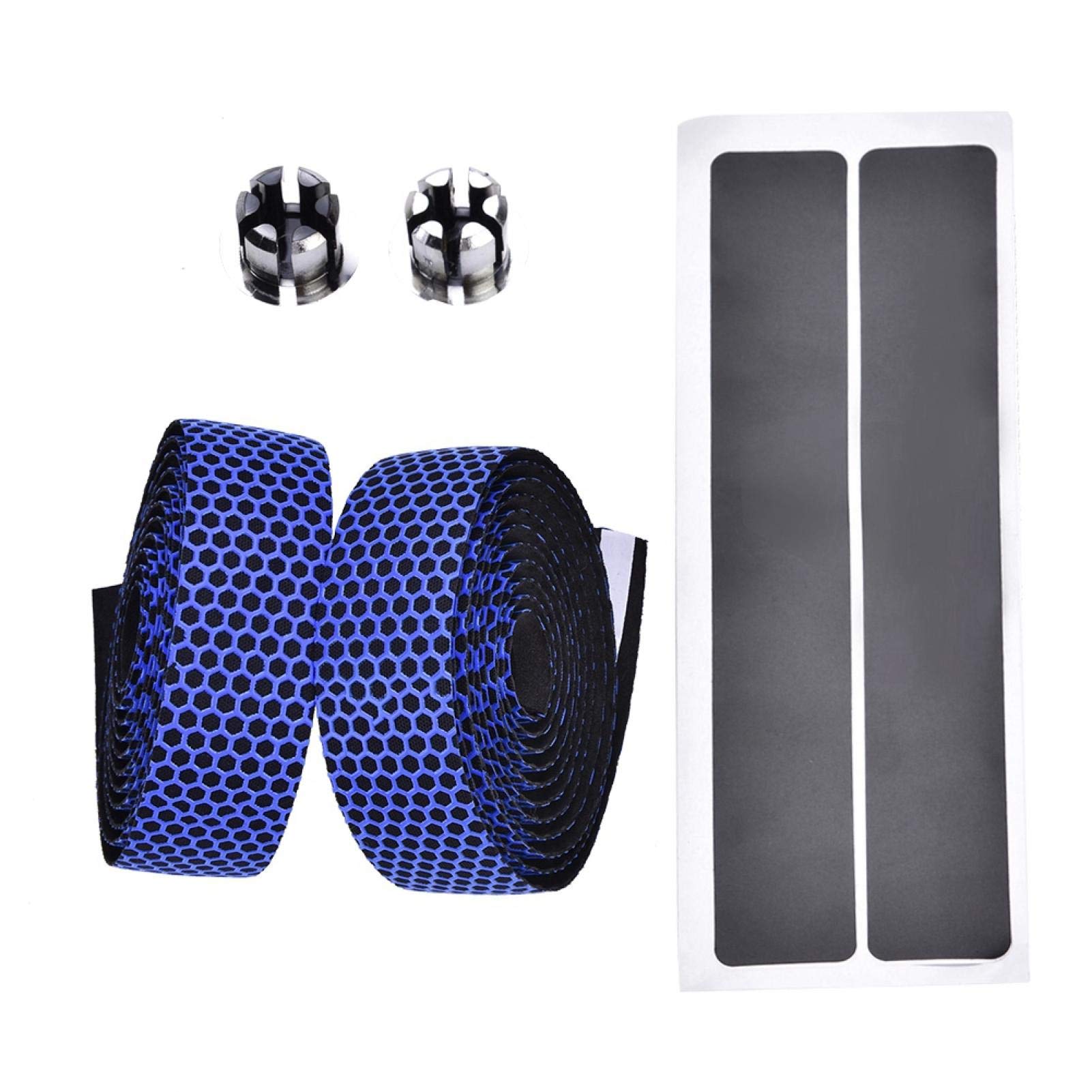 Premium Bike Handlebar Tape - Non-Slip Cycling Handlebar Wrap with End Plugs for Road & Mountain Bikes | Comfortable Grip for Long Rides & Commuting