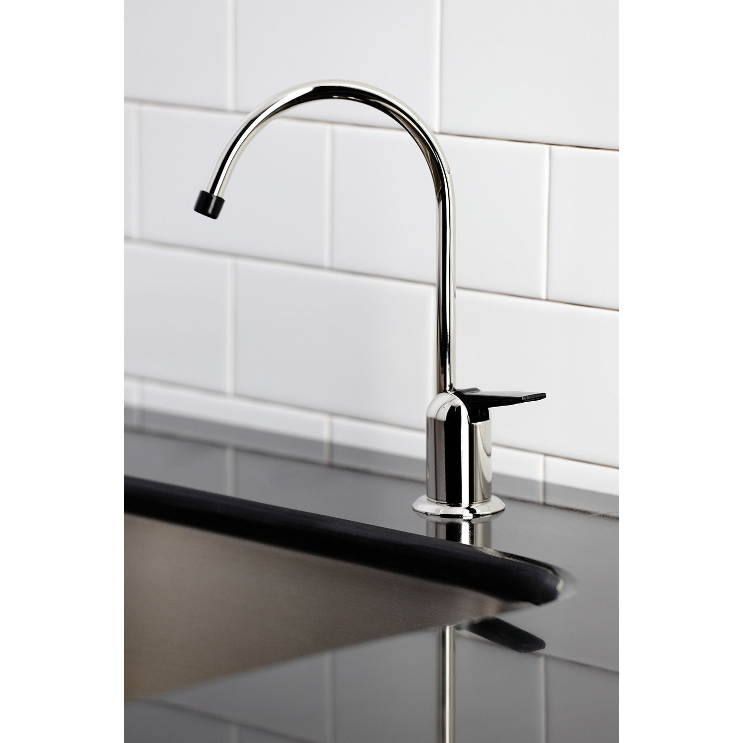 Americana K6196 Single Handle 1 Hole Deck Mount Water Filtration Faucet in Polished Nickel - Perfect for Kitchen Sink Water Filter Systems & Clean Drinking Water