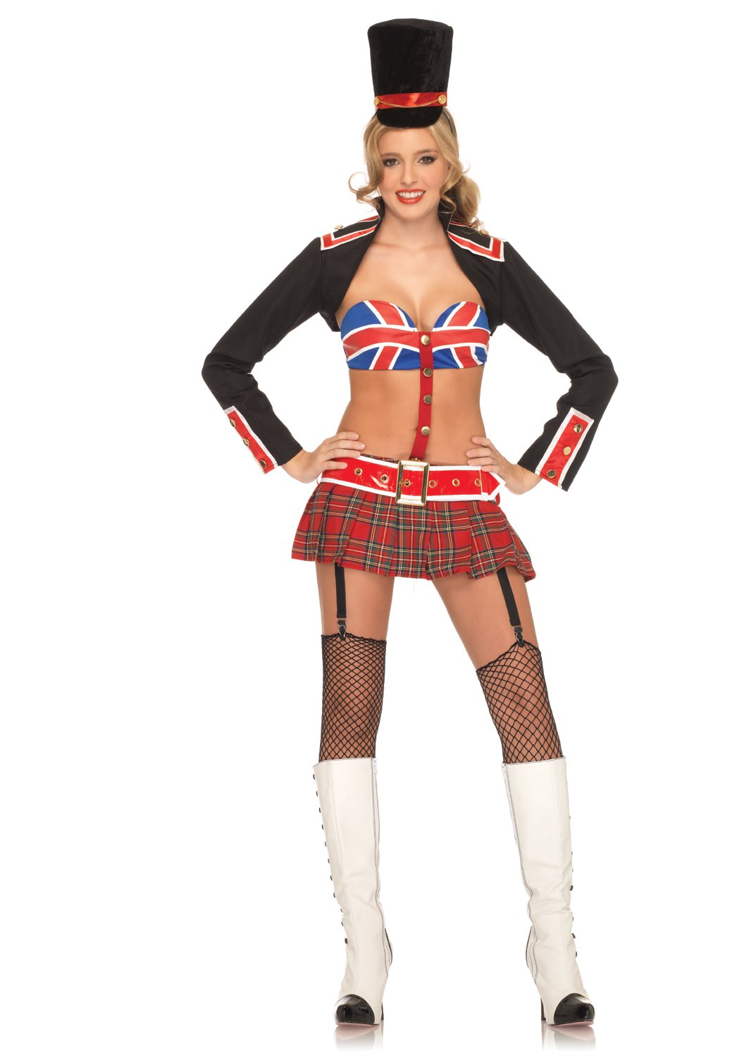 Leg Avenue Women's Queens Guard Costume Dress - British Royal Guard Uniform Fancy Dress for Halloween, Cosplay, and Themed Parties