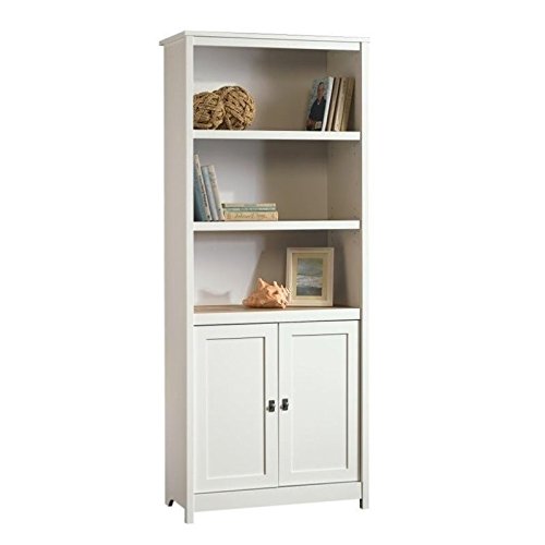 Scranton & Co 3-Tier White Wooden Bookcase - Perfect for Home Office, Living Room, and Bedroom Storage