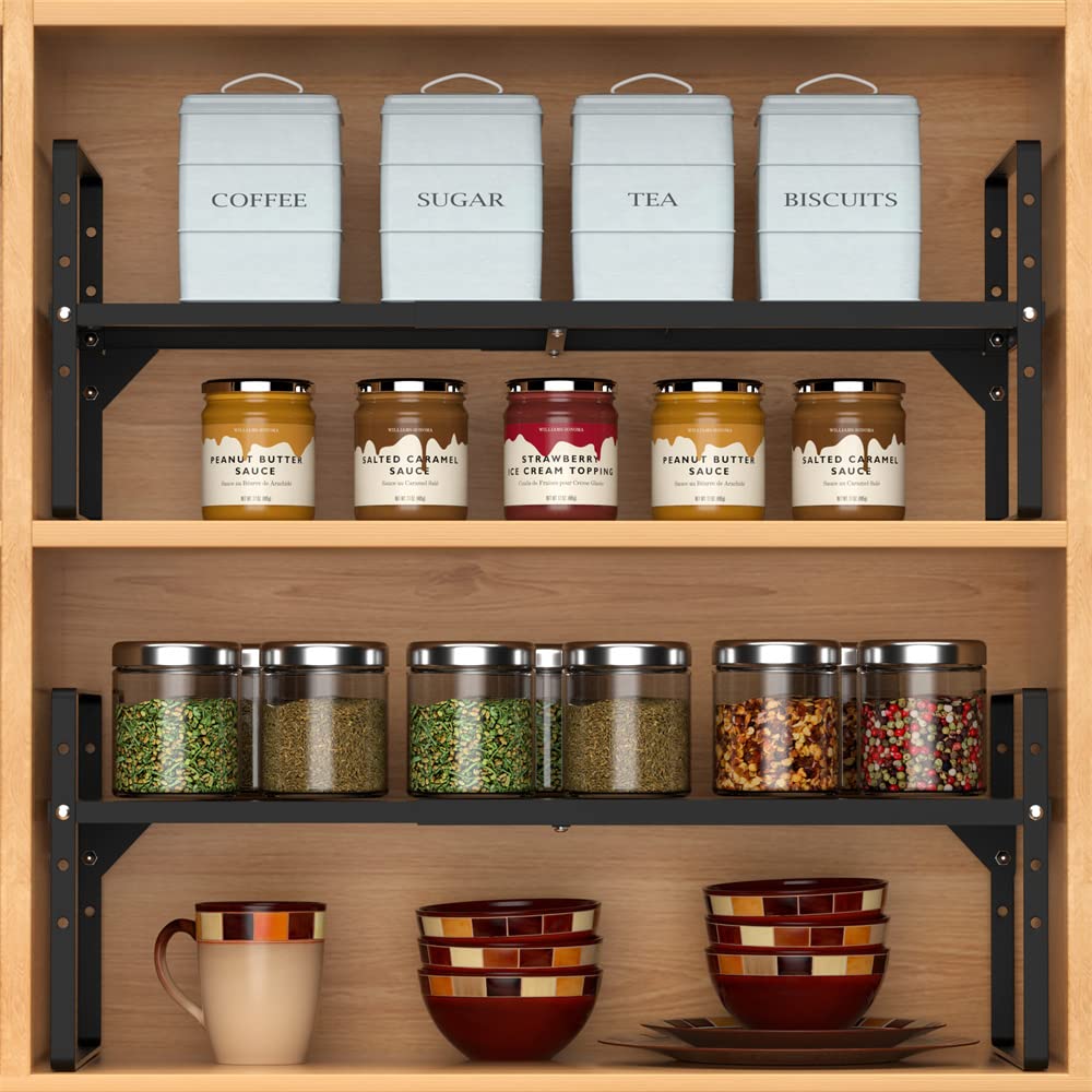 SANNO Stackable Kitchen Shelf Organizer - 10