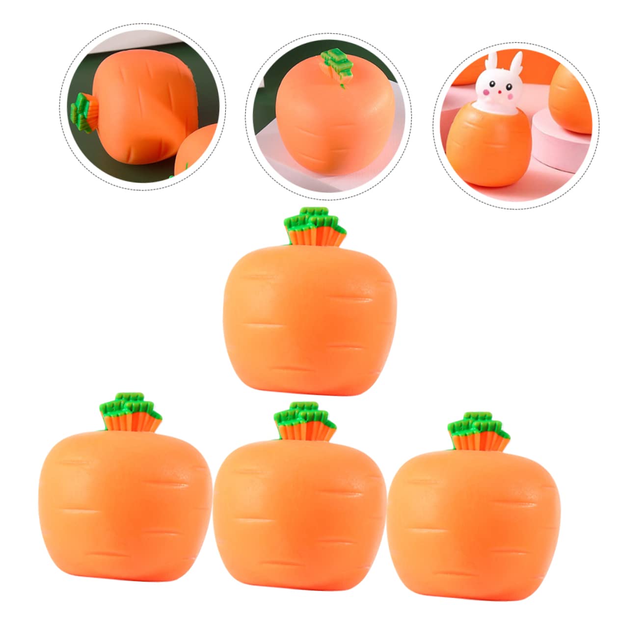 NESTINGHO 4-Piece Pinch Music Toys for Kids - Fun Party Favors, Stress Relief & Sensory Fidget Toys for Children - Perfect for Birthday Parties, Classroom Rewards & Anxiety Relief