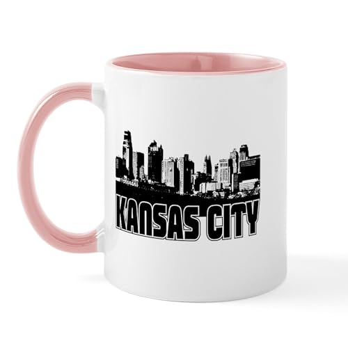 White/Pink Inside - Kansas City Skyline Mug