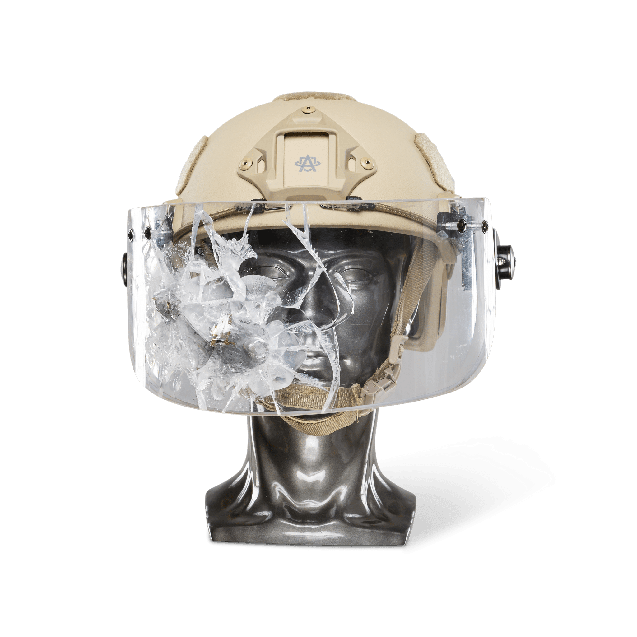 Texas IIIA+ Ballistic Face Shield - Universal Fit for All Helmets with ARC Rail | Tactical Protection for Military, Police & Security Operations