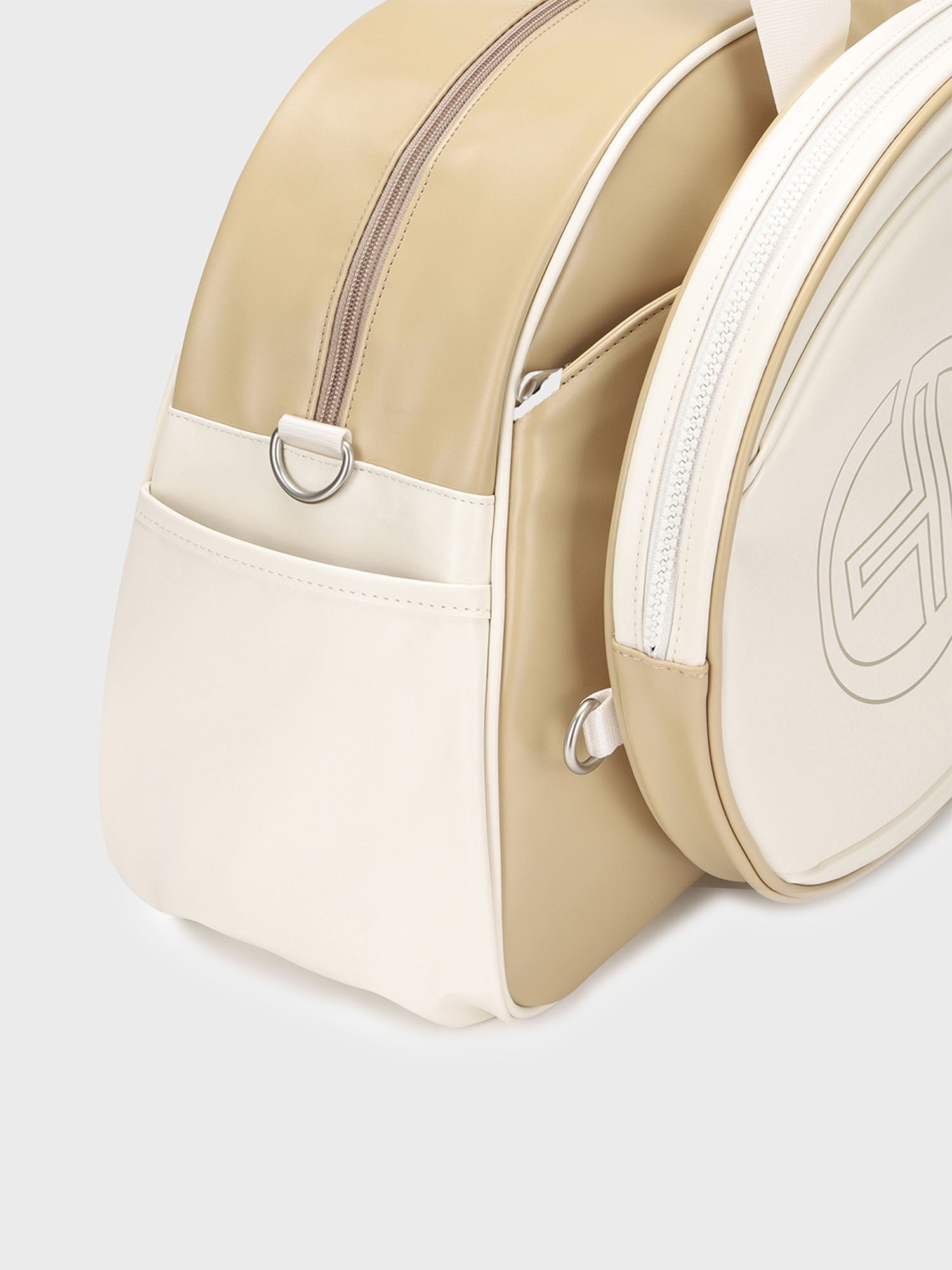 Premium Boston Bag in Beige - Stylish & Durable Leather Tote for Women | Perfect for Work, Travel & Everyday Use