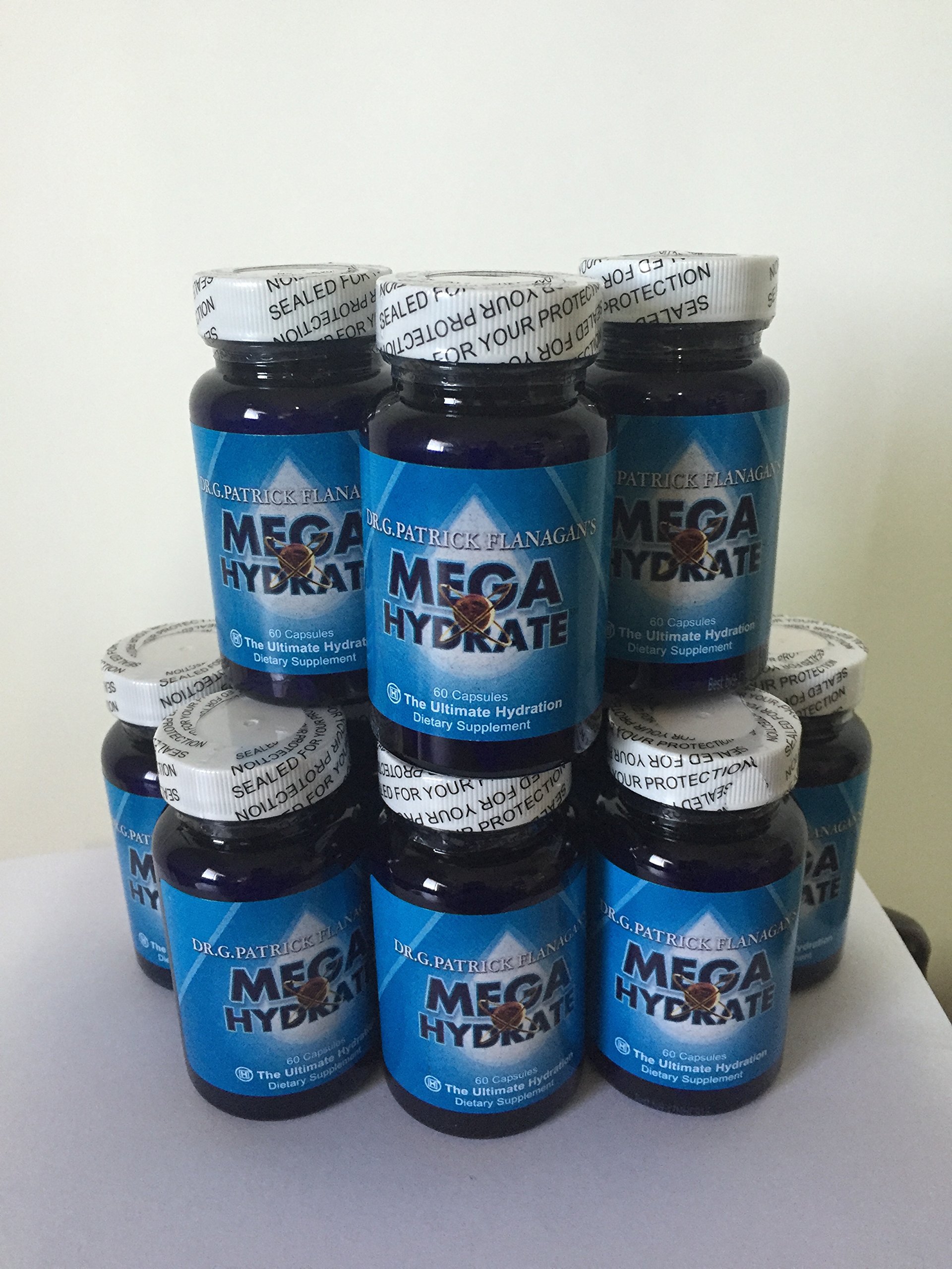 Megahydrate Antioxidant Supplement - 10 Bottle Set for Hydration & Detox | Boost Energy & Recovery for Athletes & Active Lifestyles