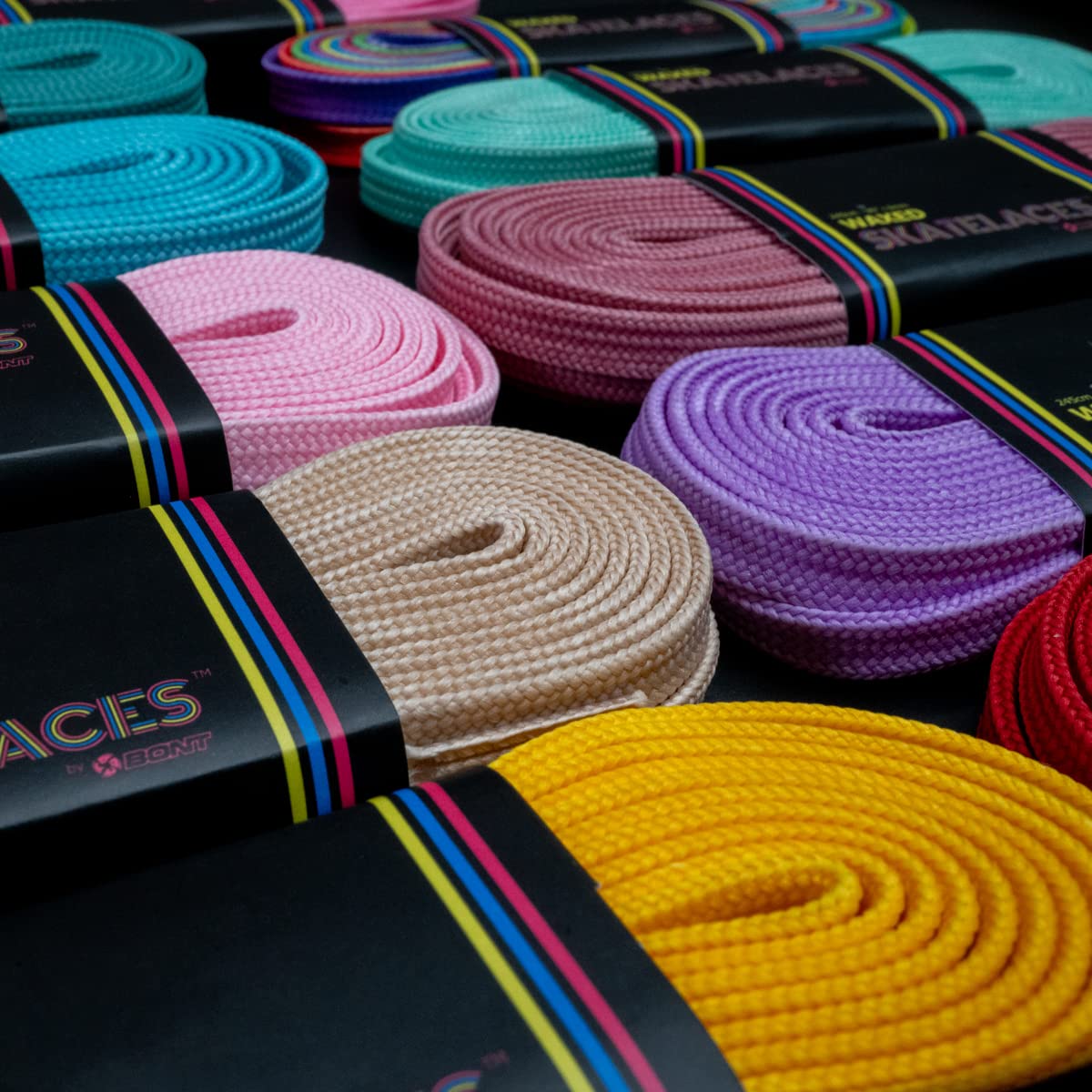 Bont Skates Waxed Hockey Laces 6mm & 8mm - 47