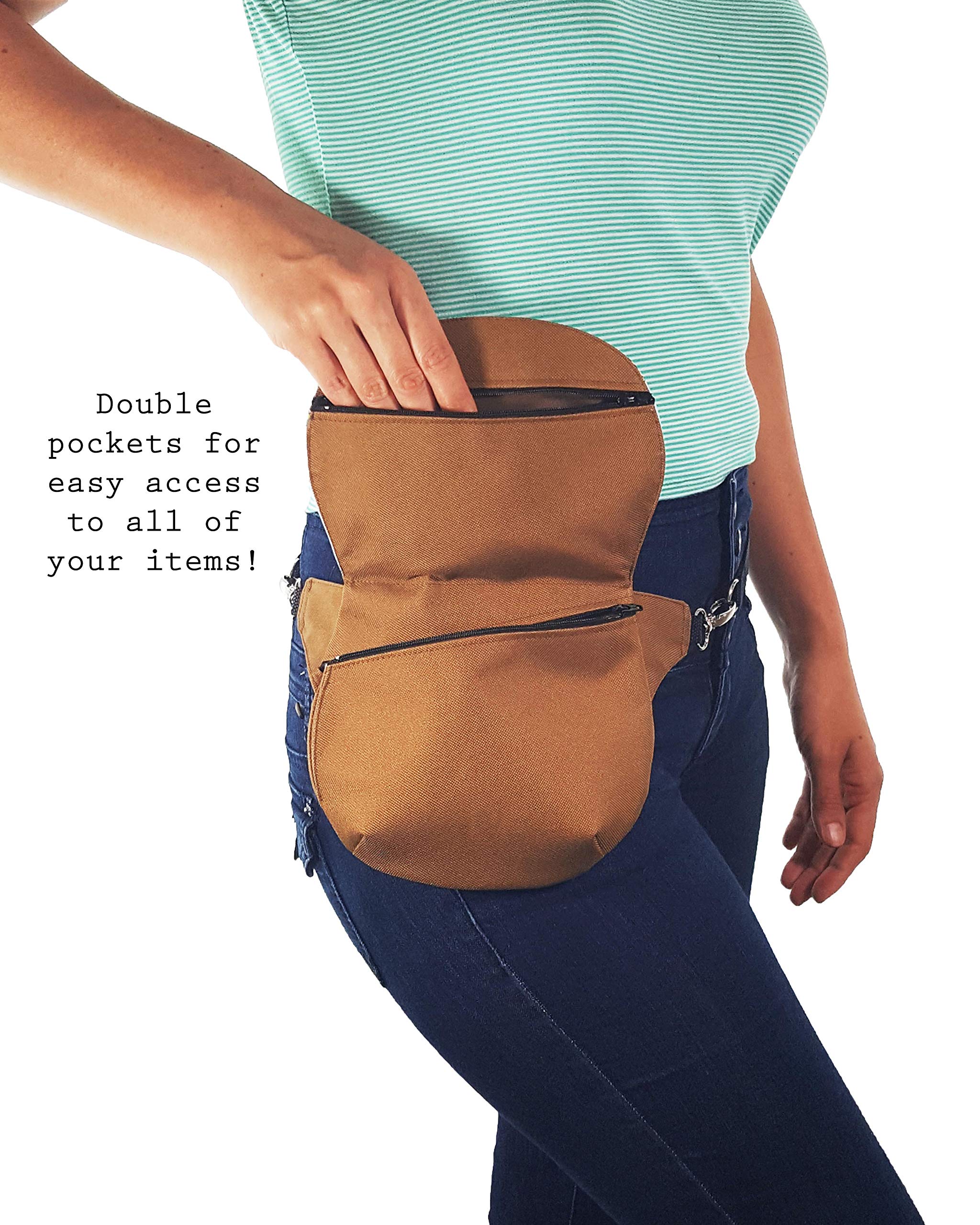 Queen Bee Fanny Pack - Stylish Honey Bees Hip Bag for Women | Perfect for Outdoor Activities, Travel & Festivals