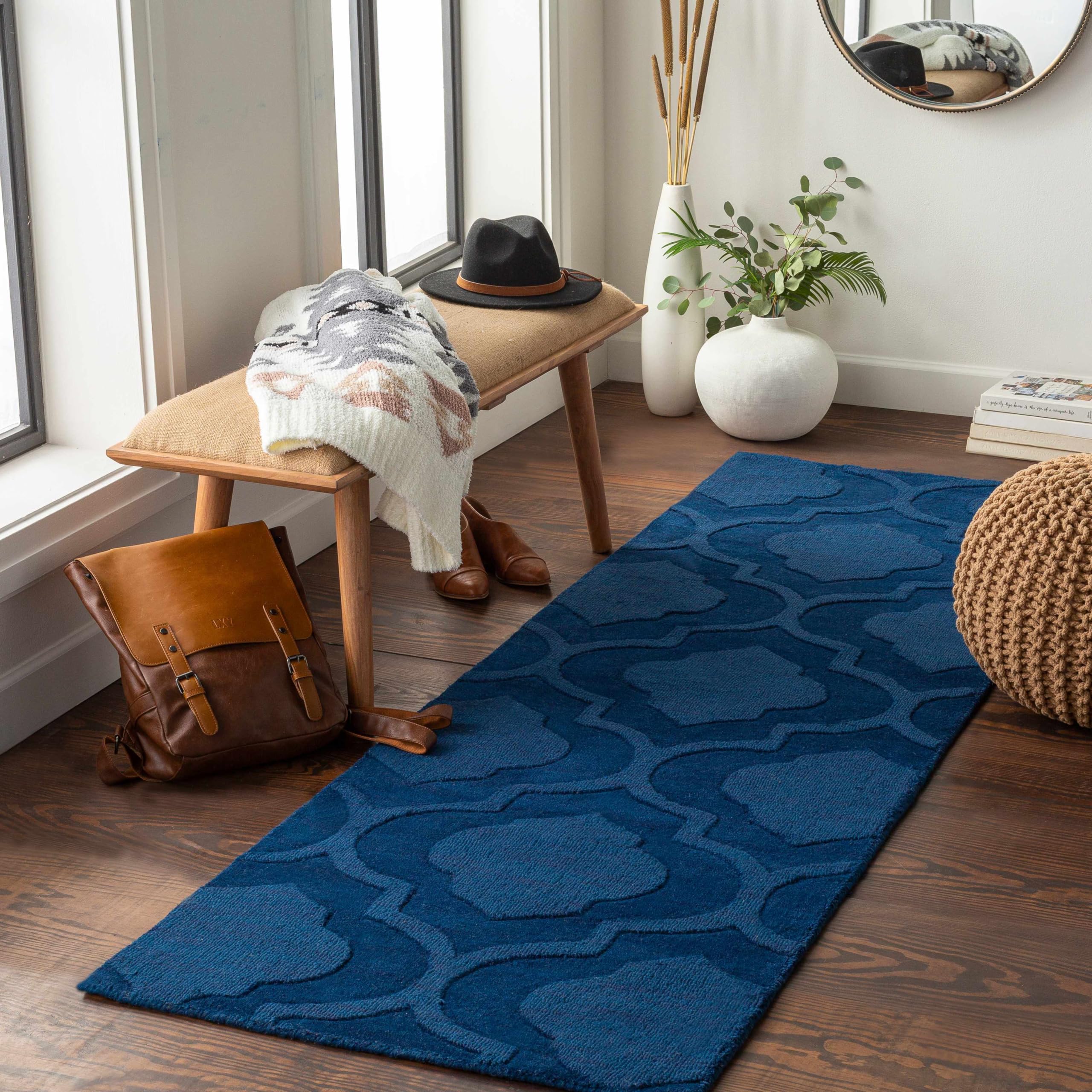 Premium Hauteloom Wool Area Rug - Soft Round 7'9