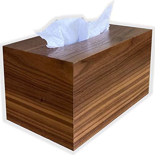 Kimberly Clark Kleenex Brand POP-UP Paper Hand Towel Box Cover & Dispenser - Walnut Finish for Bathroom, Kitchen & Office Use