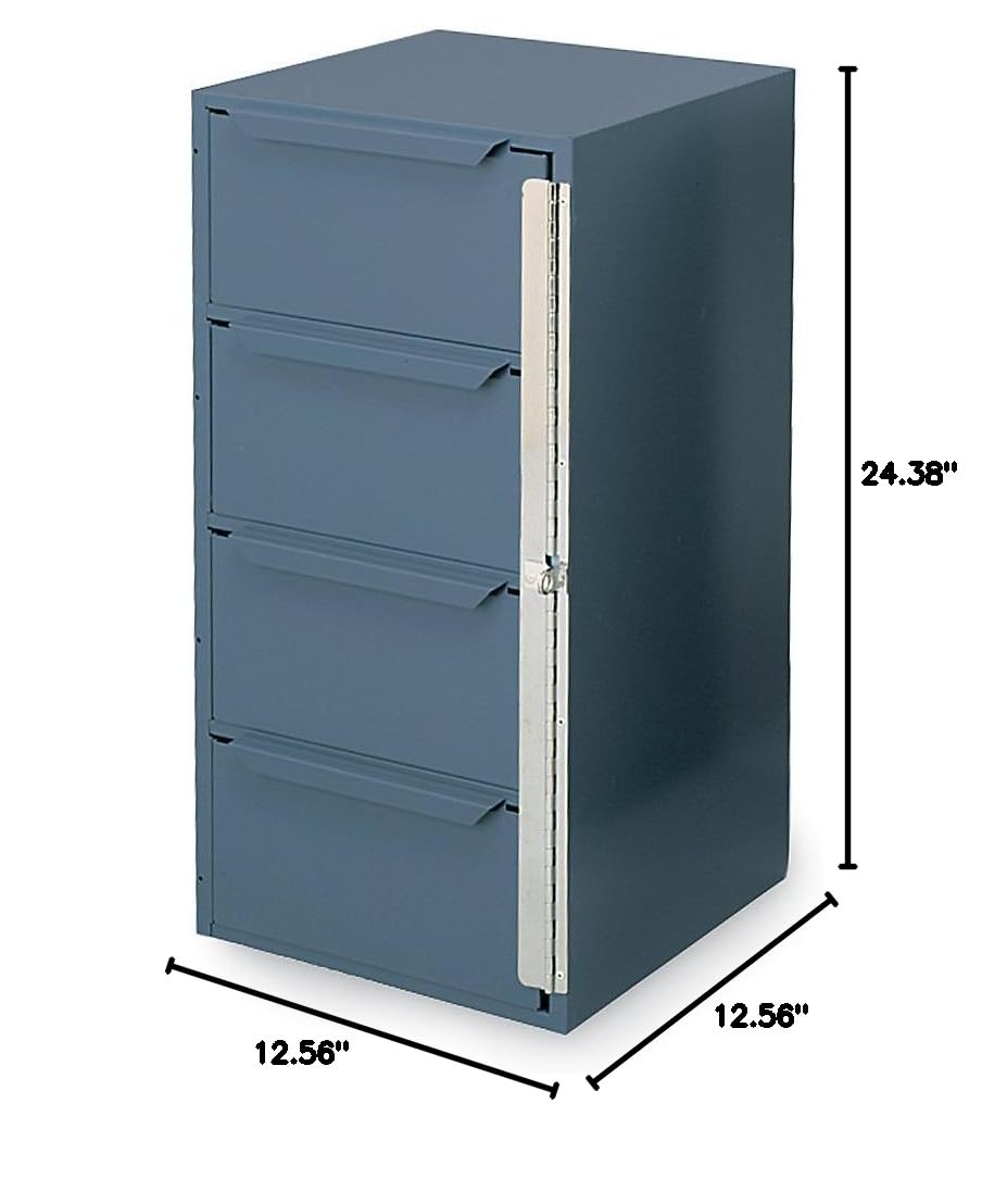 12.5-Inch Wide 9-Drawer Storage Cabinet - Organizer for Office, Craft Room, Garage & Closet - Compact File Cabinet for Documents, Supplies & Tools