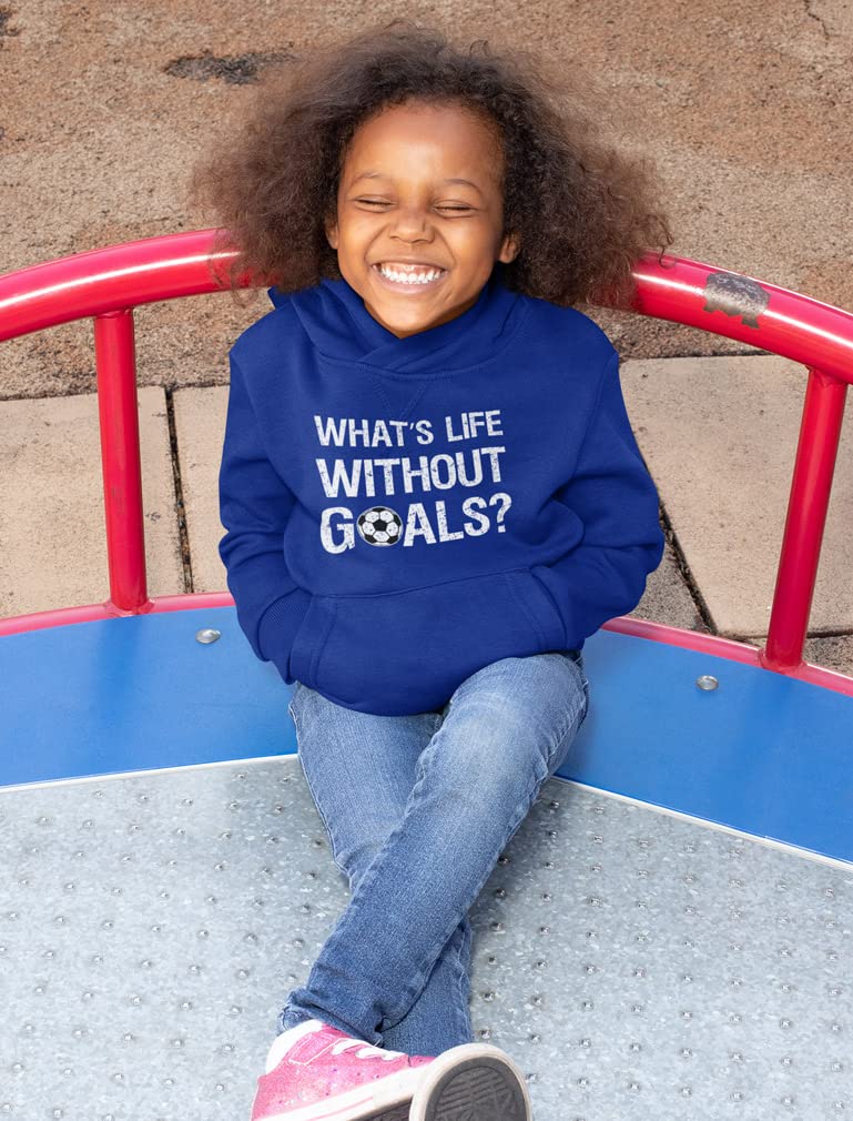 Goals Hoodie for Boys & Girls - Soccer Player Youth Hooded Sweatshirt Gift - Perfect for Sports, School & Casual Wear