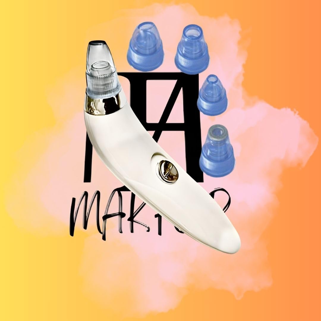 **Makfor Blackhead Remover Vacuum Kit - 4-in-1 Pore Cleaner for Acne & Pimple Removal, Skin Care Tool for Men & Women - Perfect for Deep Cleansing & Glowing Skin at Home or Salon**