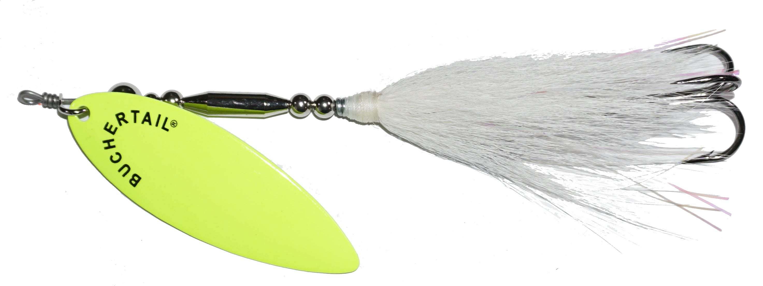 Buchertail 771 Willow Tin Buck Bucktail - Premium Fishing Lure for Bass, Trout & Walleye - Perfect for Freshwater & Saltwater Angling