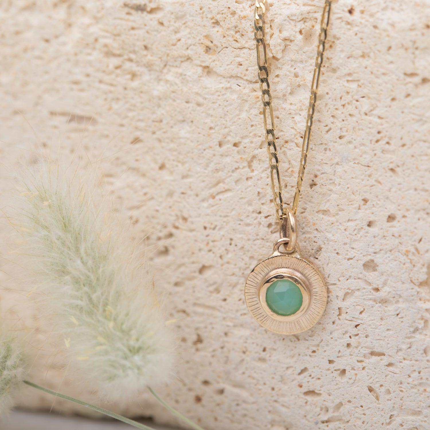 Solaris Pendant Necklace - 14K Gold Elegant Jewelry for Women | Perfect for Weddings, Anniversaries & Special Occasions