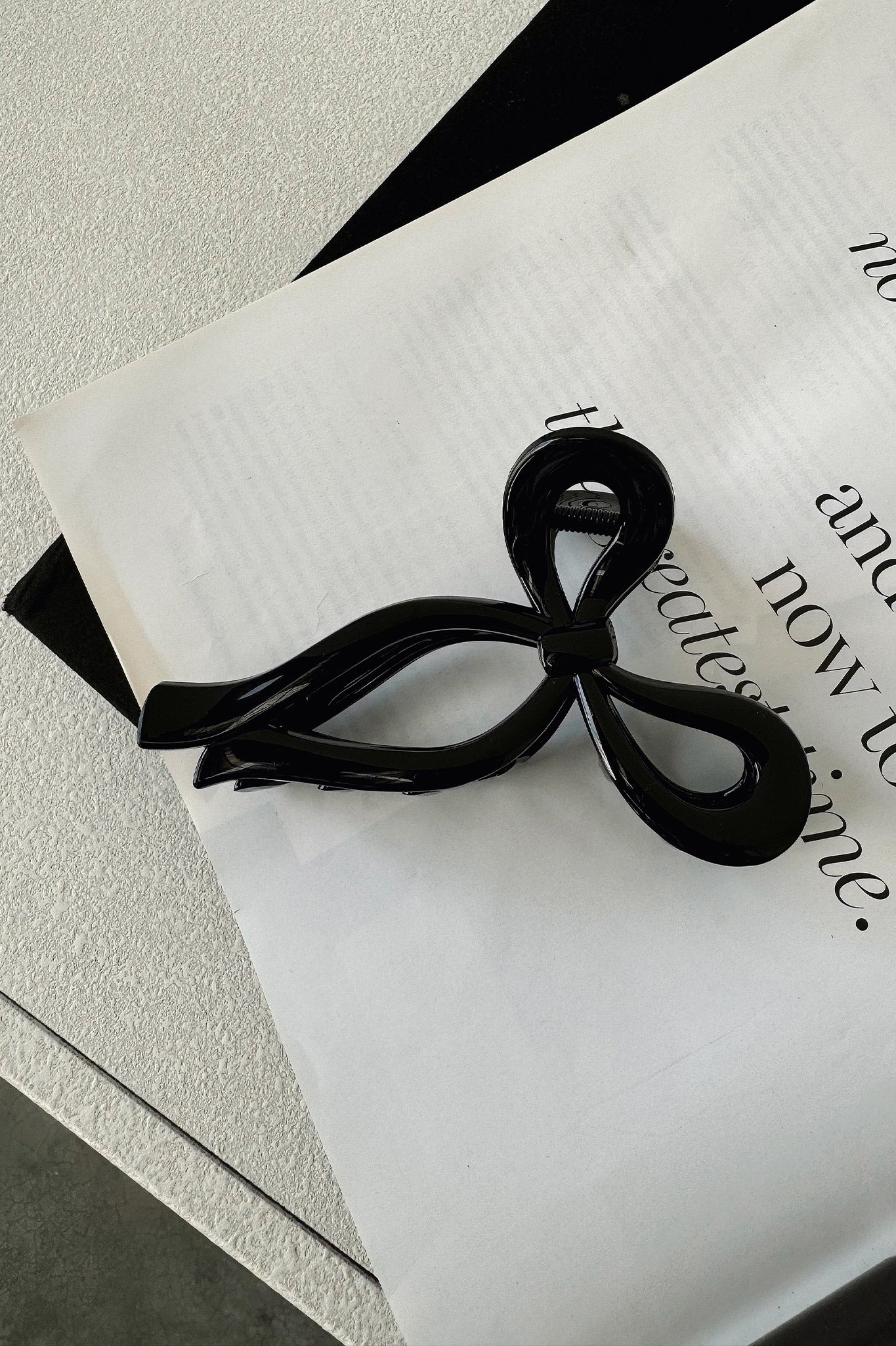 Blaire Claw Hair Clip - Black | Strong Hold Hair Claw for Women | Perfect for Ponytails, Buns & Updos | Hair Accessories for Everyday, Work & Special Occasions