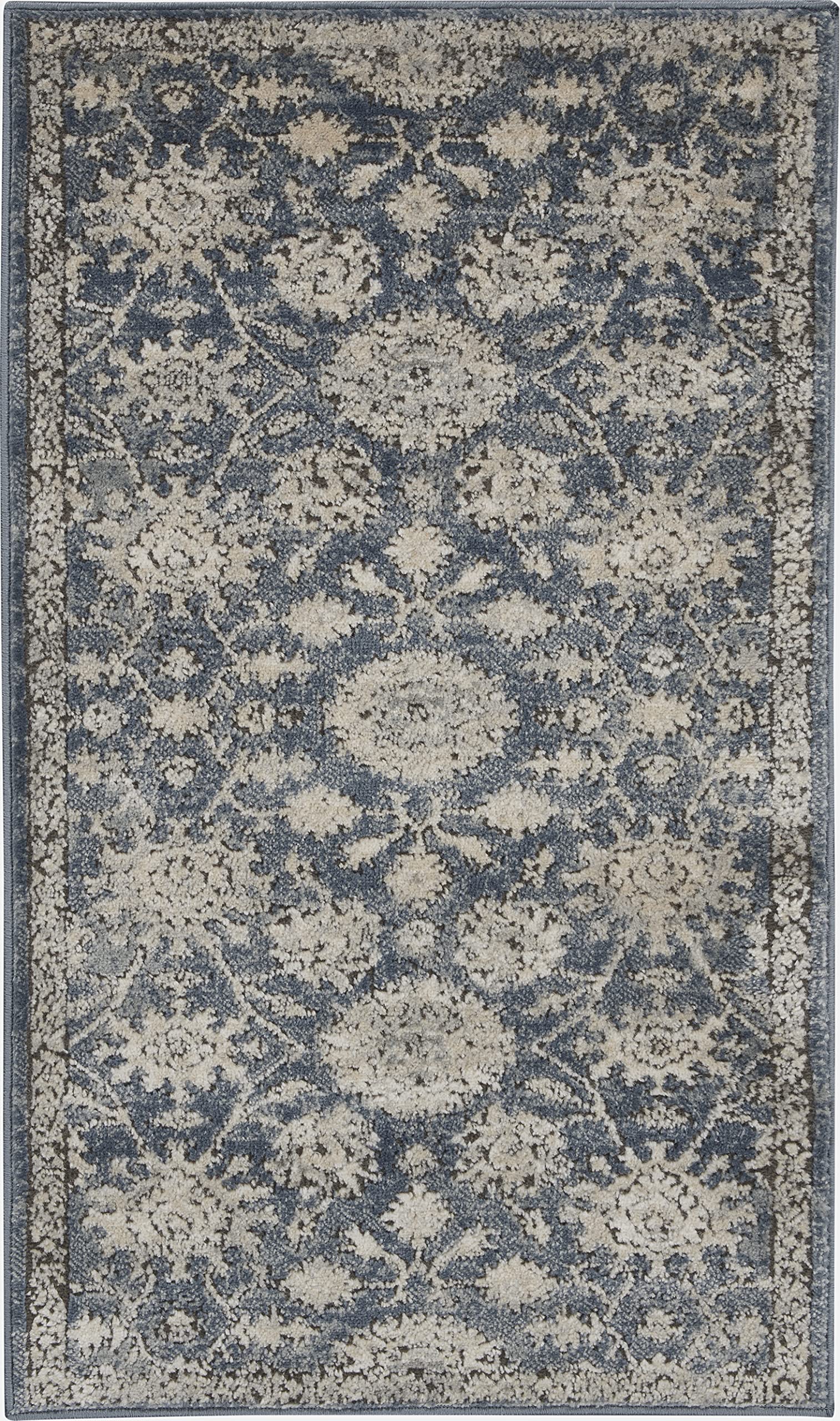 Nourison Concerto Traditional Blue/Beige 2'2