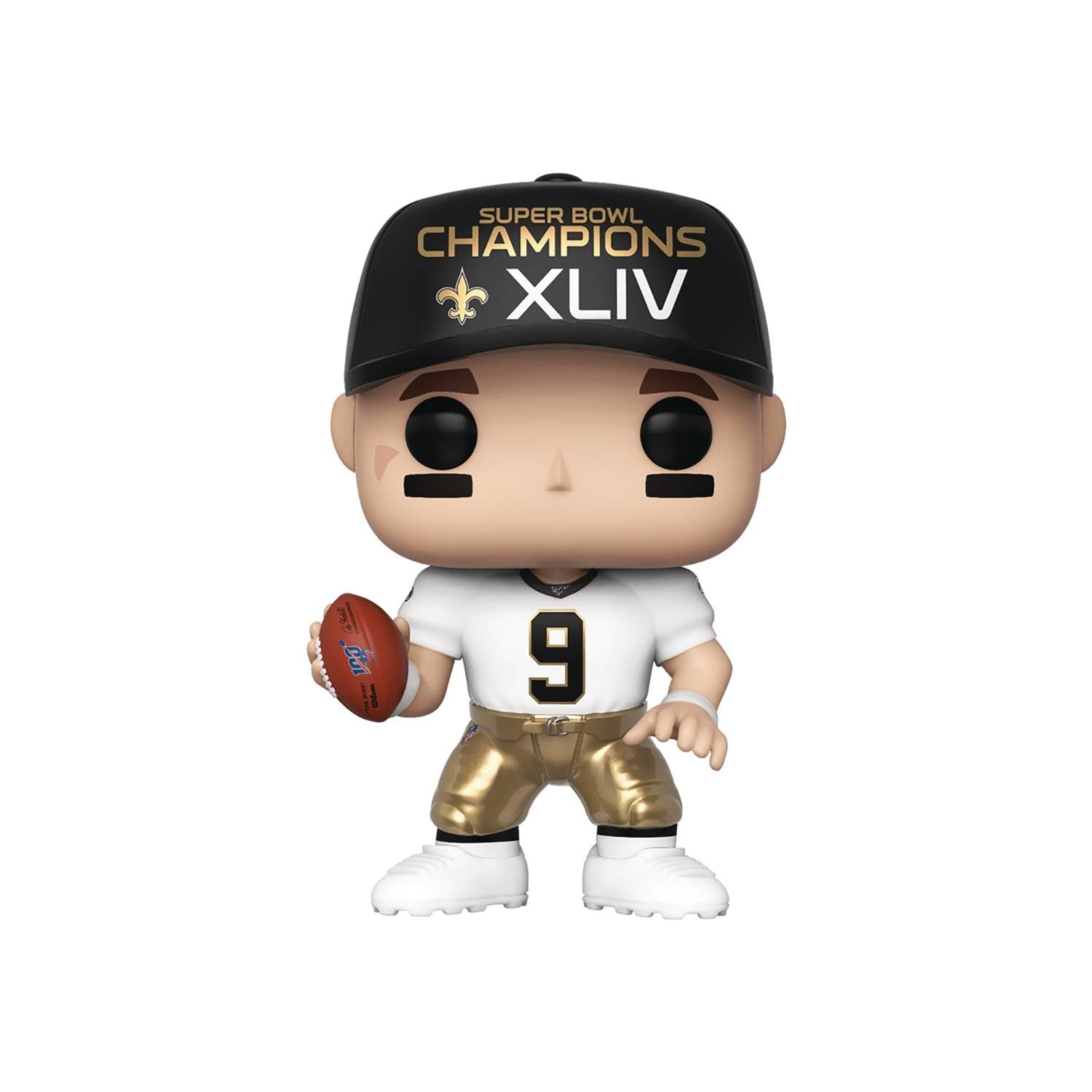 Funko Pop! NFL Drew Brees New Orleans Saints Super Bowl Champ Vinyl Figure - Perfect for Football Fans, Sports Memorabilia Collectors, and Game Room Decor