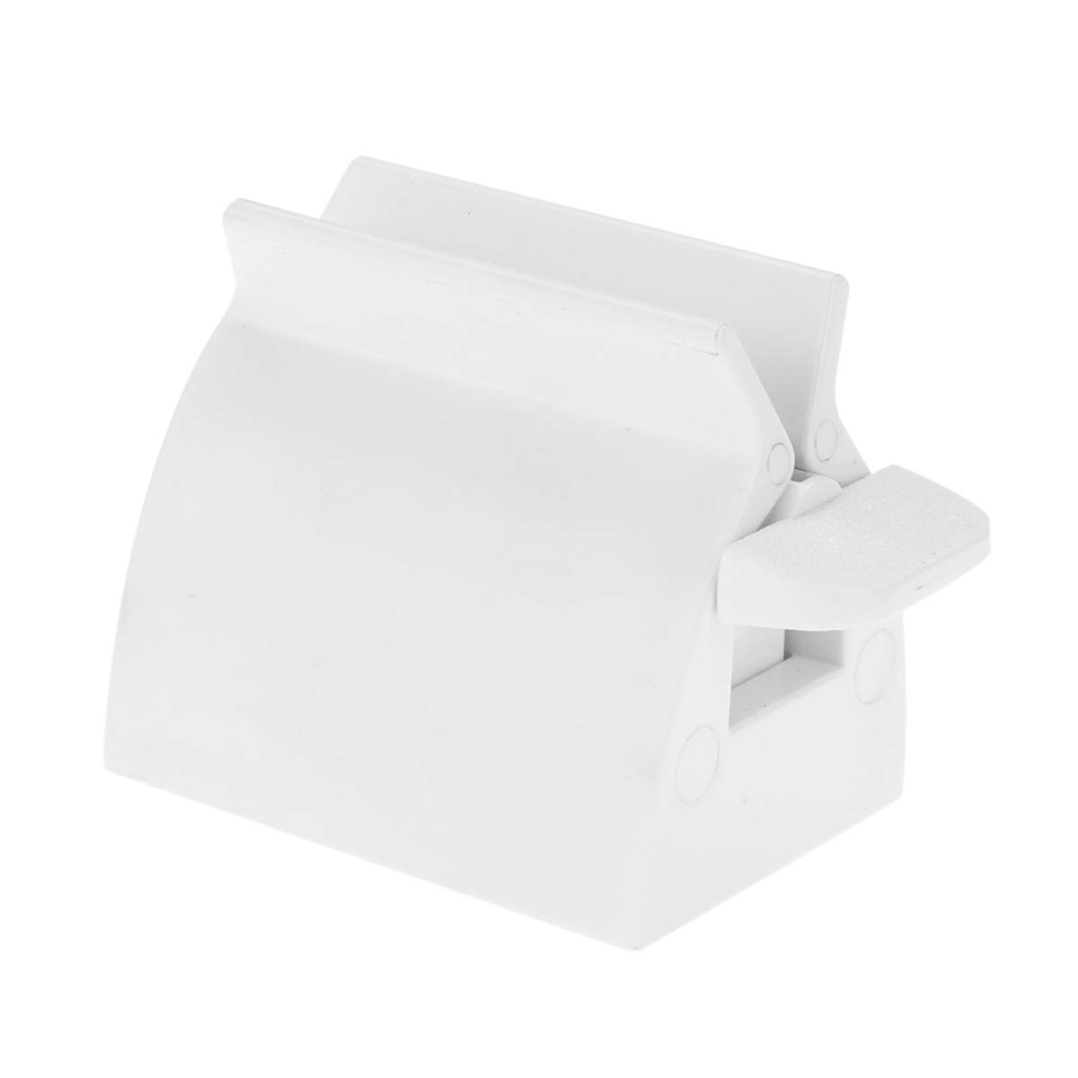 Haokaini Toothpaste Tube Squeezer & Holder - White Bathroom Organizer for Family, Kids & Travel - Perfect for Toothpaste, Cream & Lotion Tubes in Bathrooms, Kitchens & RVs