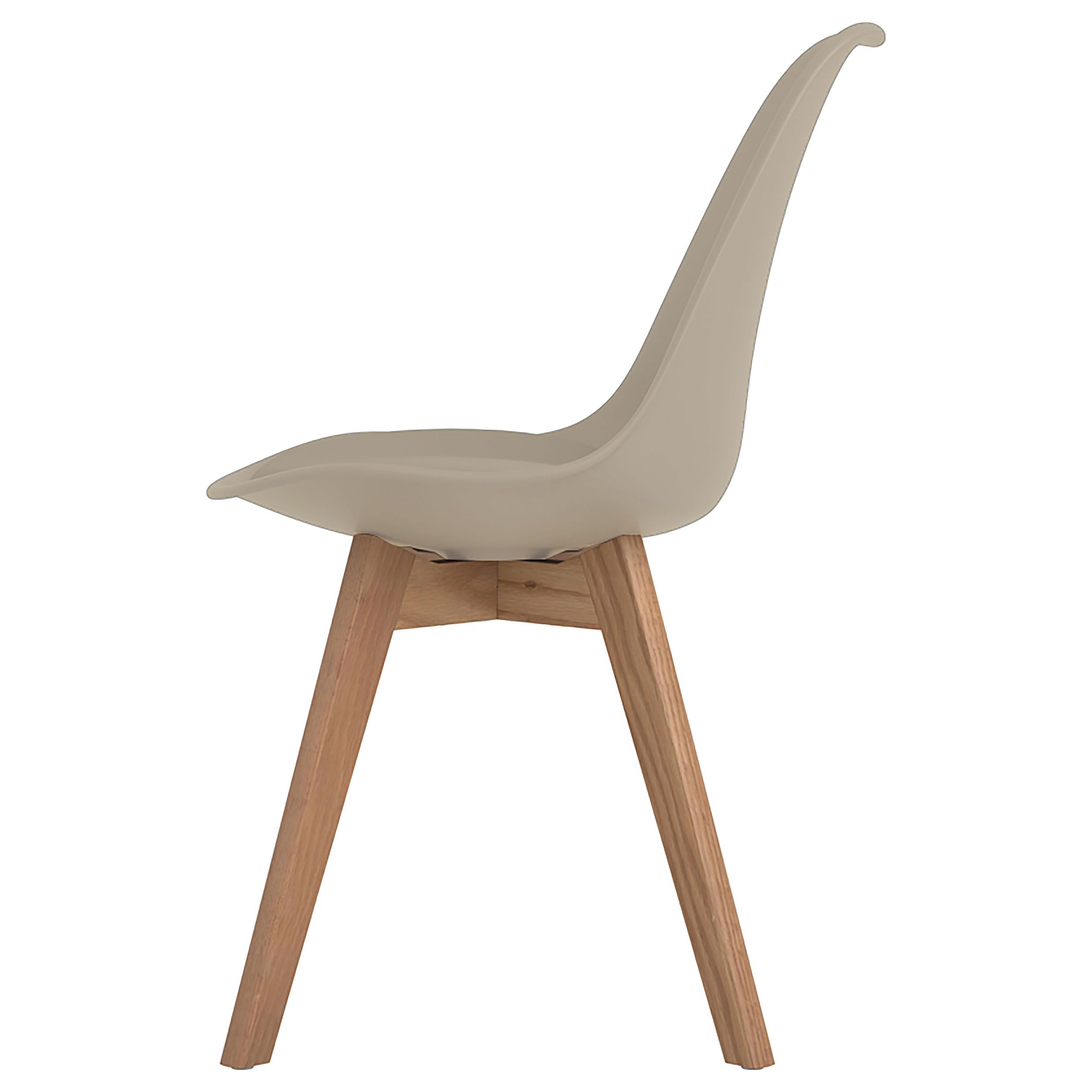 Coaster Home Furnishings Caballo Polypropylene Dining Side Chairs, Set of 2, Tan - Modern Kitchen & Dining Room Furniture for Home, Restaurant, and Office Use