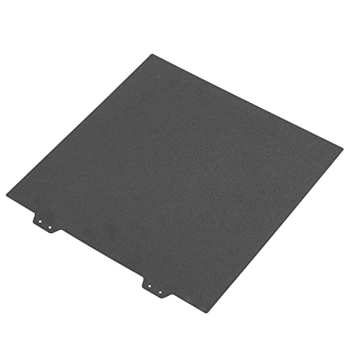 High-Quality Spring Steel Plate 355x355mm - Powder Coated PEI Steel Sheet for 3D Printers | Flexible Textured Build Surface for Voron 350 V2 | Perfect for Smooth Printing & Easy Removal