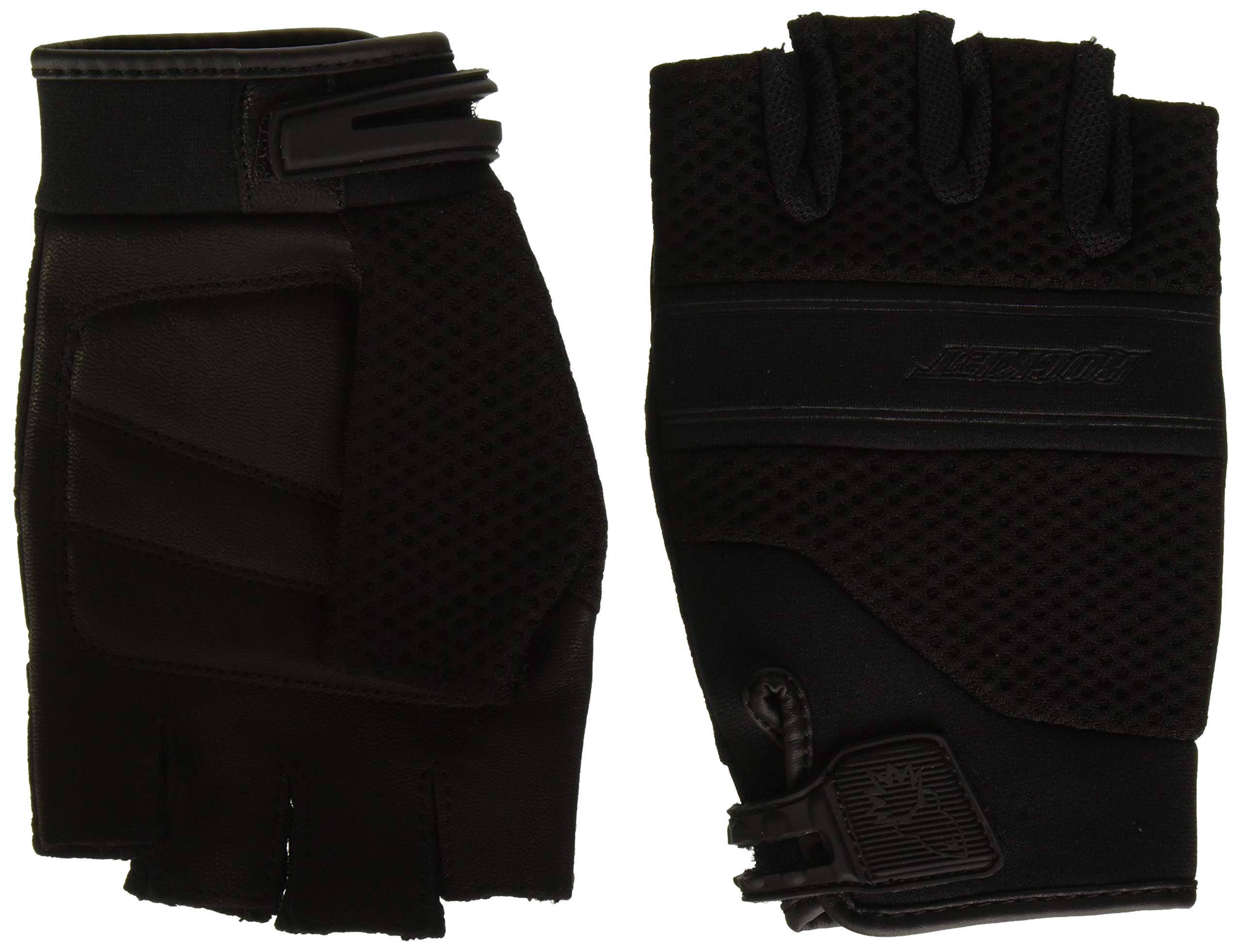 Joe Rocket Vento Men's Fingerless Motorcycle Gloves - Breathable & Protective Biking Gloves for Summer Riding, Cruising & Urban Commuting