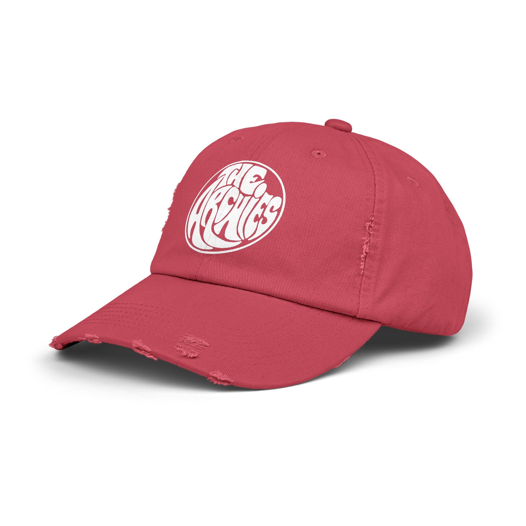 The Archies Band Circle Logo Distressed Baseball Cap - Unisex Vintage Style Hat for Music Fans & Outdoor Activities