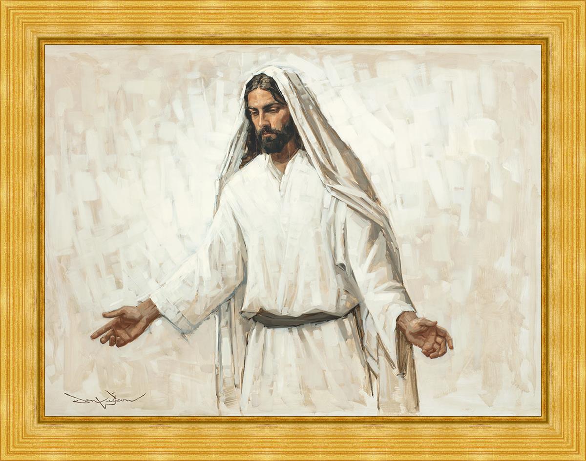 Every Knee Shall Bow Large Wall Art - Inspirational Christian Home Decor for Living Room, Bedroom & Office